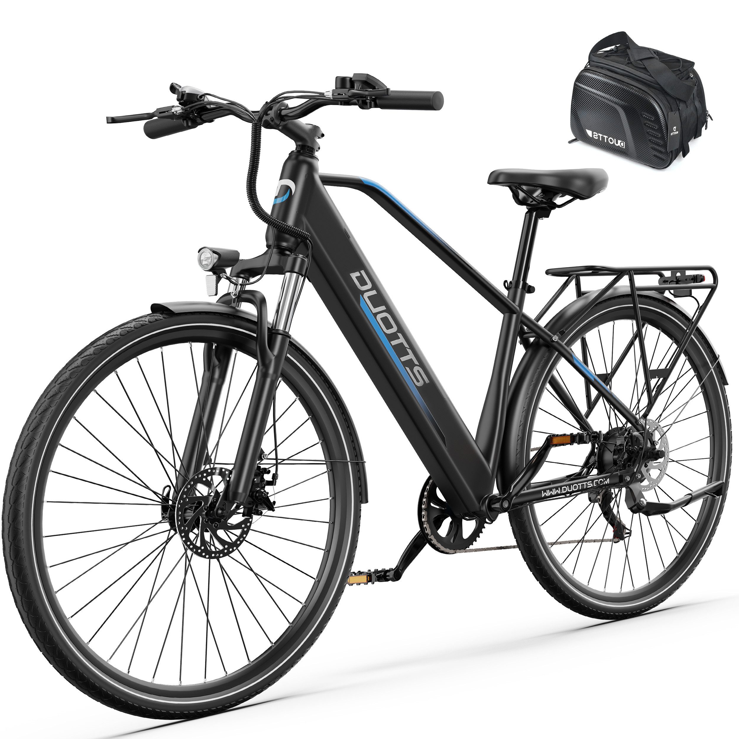 Vankel E-Bike Cityrad C29 Lite 468Wh 250W Damen Citybike 90km Shimano 7-Gang Herren, 7 Gang SHIMANO, Kettenschaltung, Mittelmotor, 468 Wh, (mit abnehmbarem Akku, mit Akku-Ladegerät, mit Akku-Schlüssel), Pedelec 7 Gang, 720Wh Akku, Elektrofahrrad mit Gepäckträger