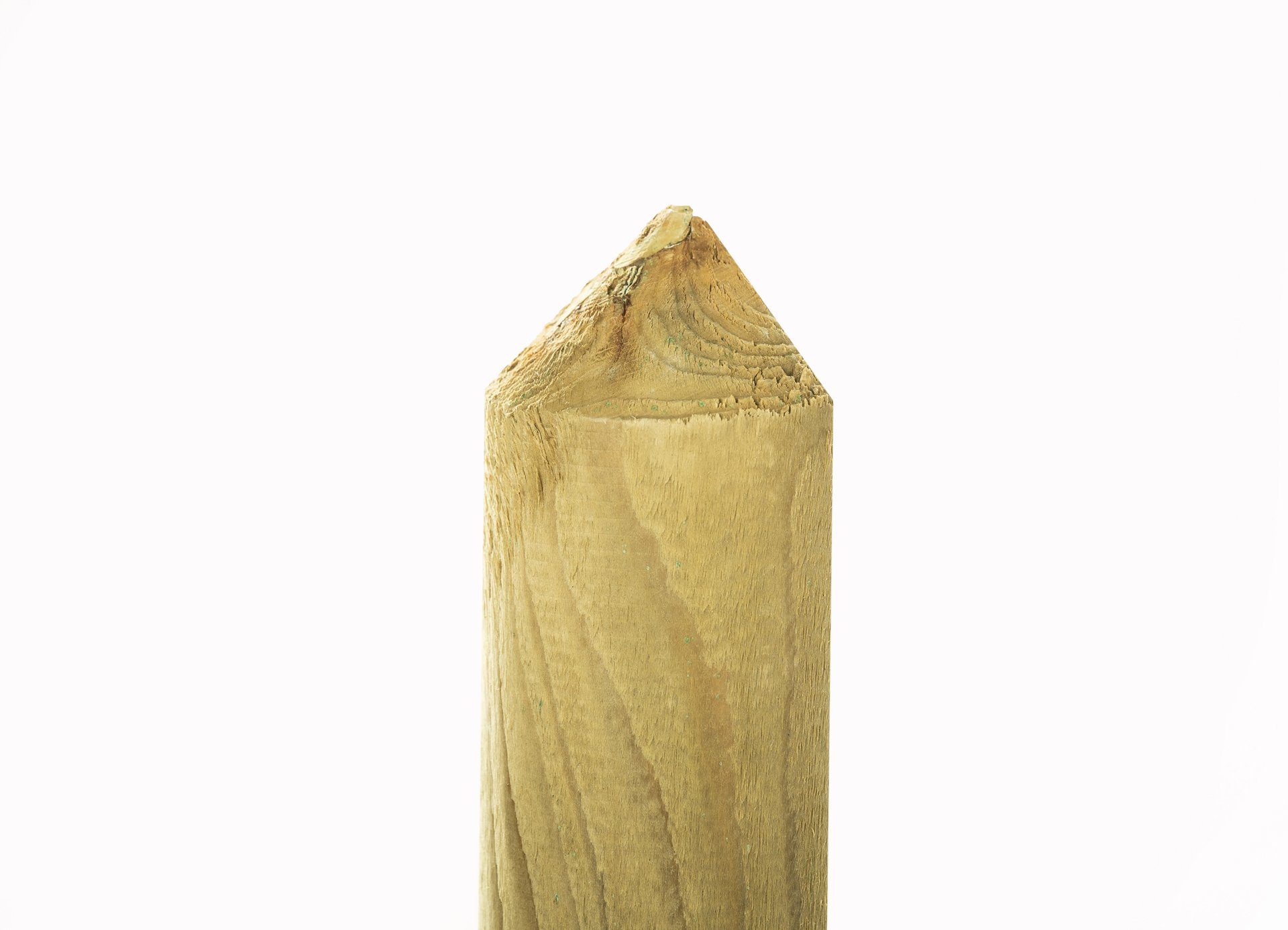 Mega-Holz Holzzaun Zaunlatten-Paket Halbpalisade Kiefer 80cm, (Sparpaket, 40-St., Zaunlatten ohne Pfosten) – Bild 3 von 4
