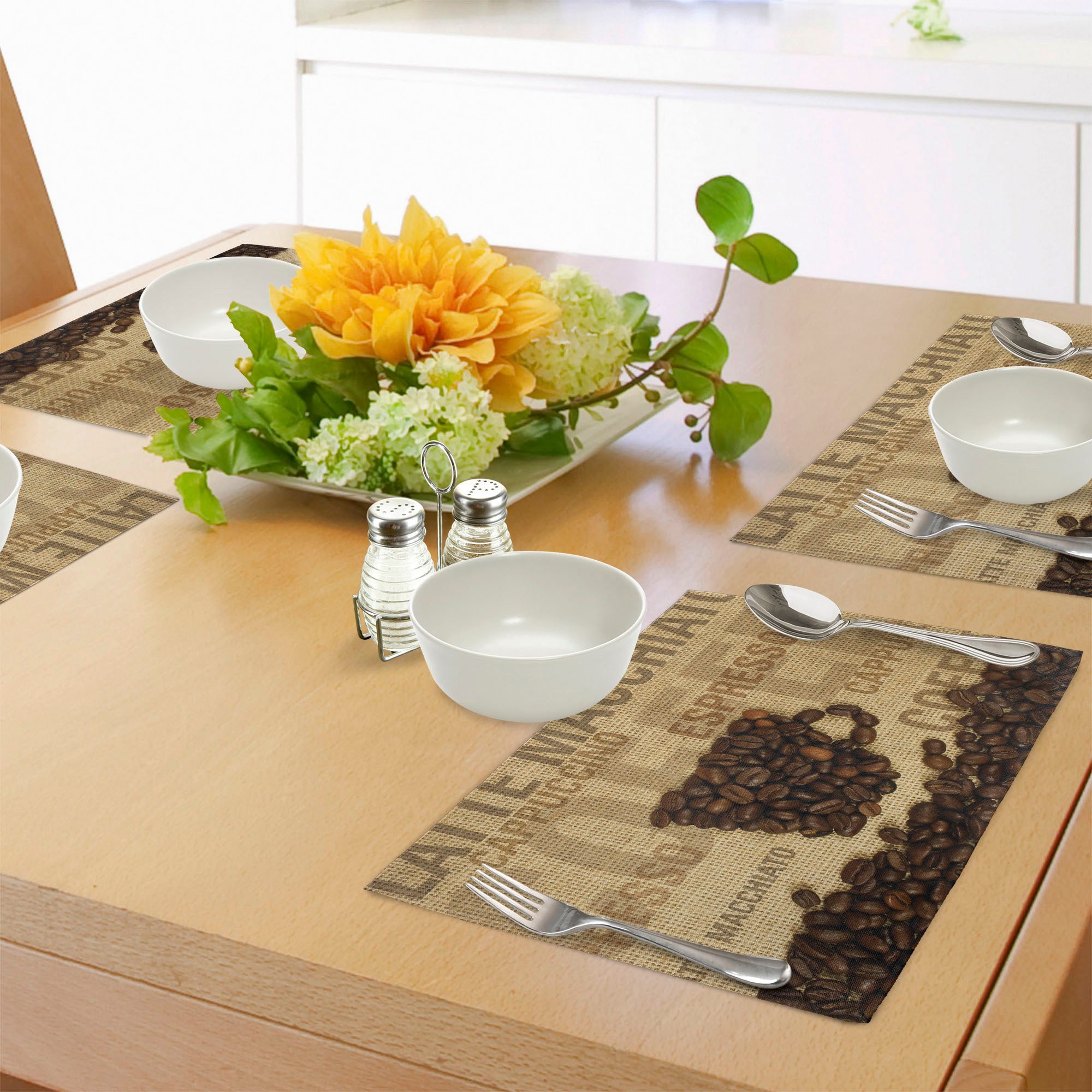 Abakuhaus Platzset Waschbare Stoff Esszimmer Küche günstig online kaufen