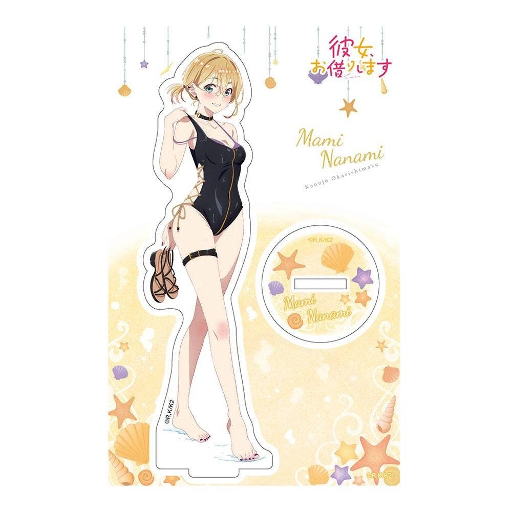 Kadokawa Spielwelt Rent-A-Girlfriend Swimsuit Acryl Figur Mami Nanami 14 cm