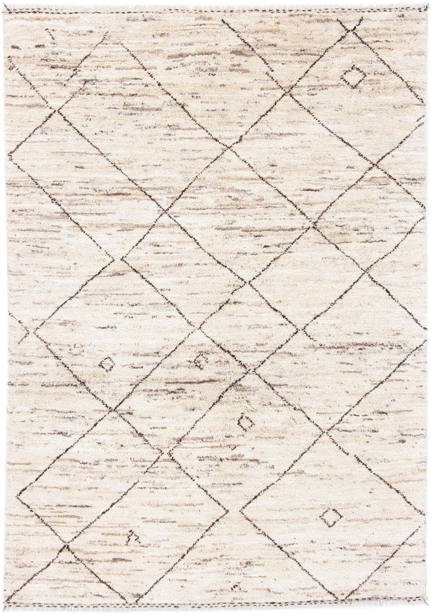 Orientteppich Berber Design 140x200 Handgeknüpfter Moderner Orientteppich, Nain Trading, rechteckig, Höhe: 20 mm