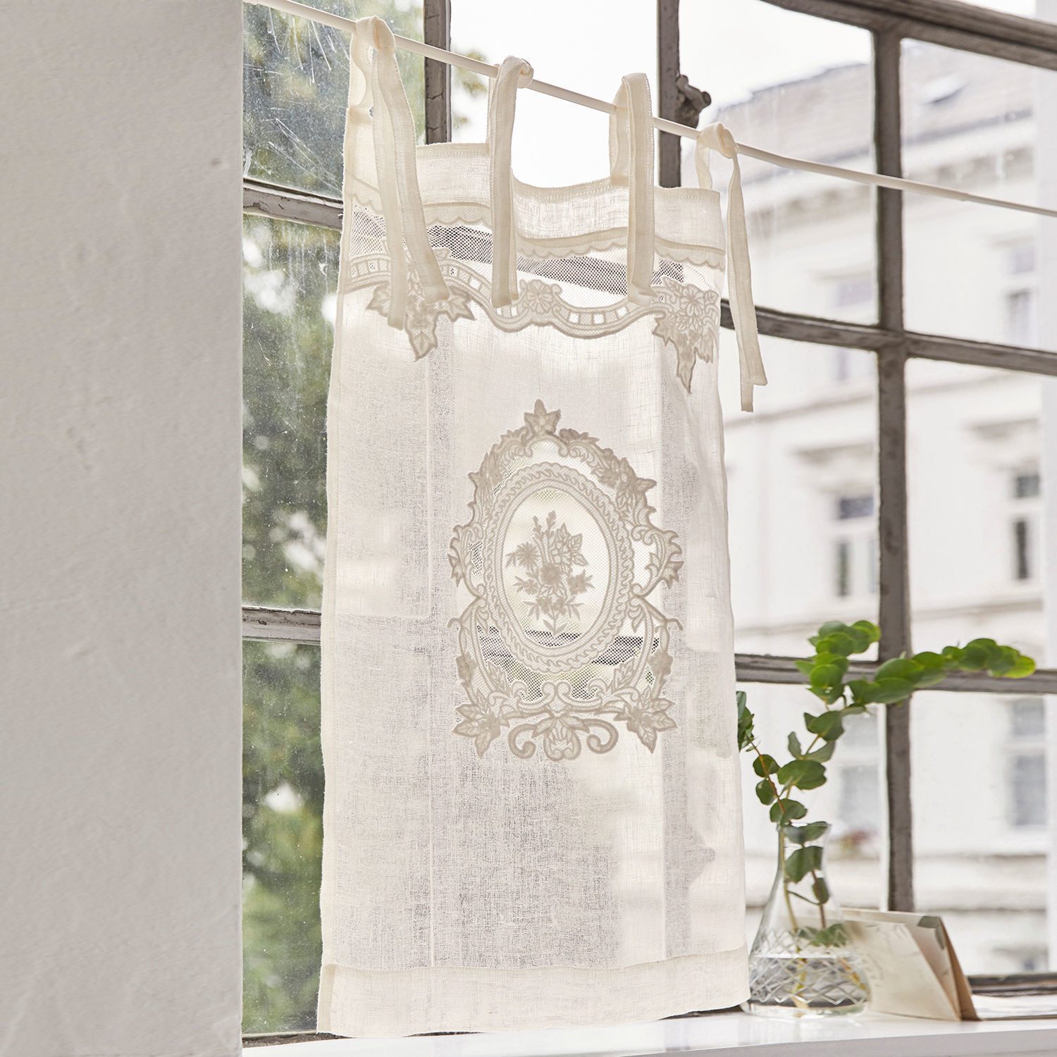 Mirabeau Scheibengardine Scheibengardine Mesnay weiß günstig online kaufen