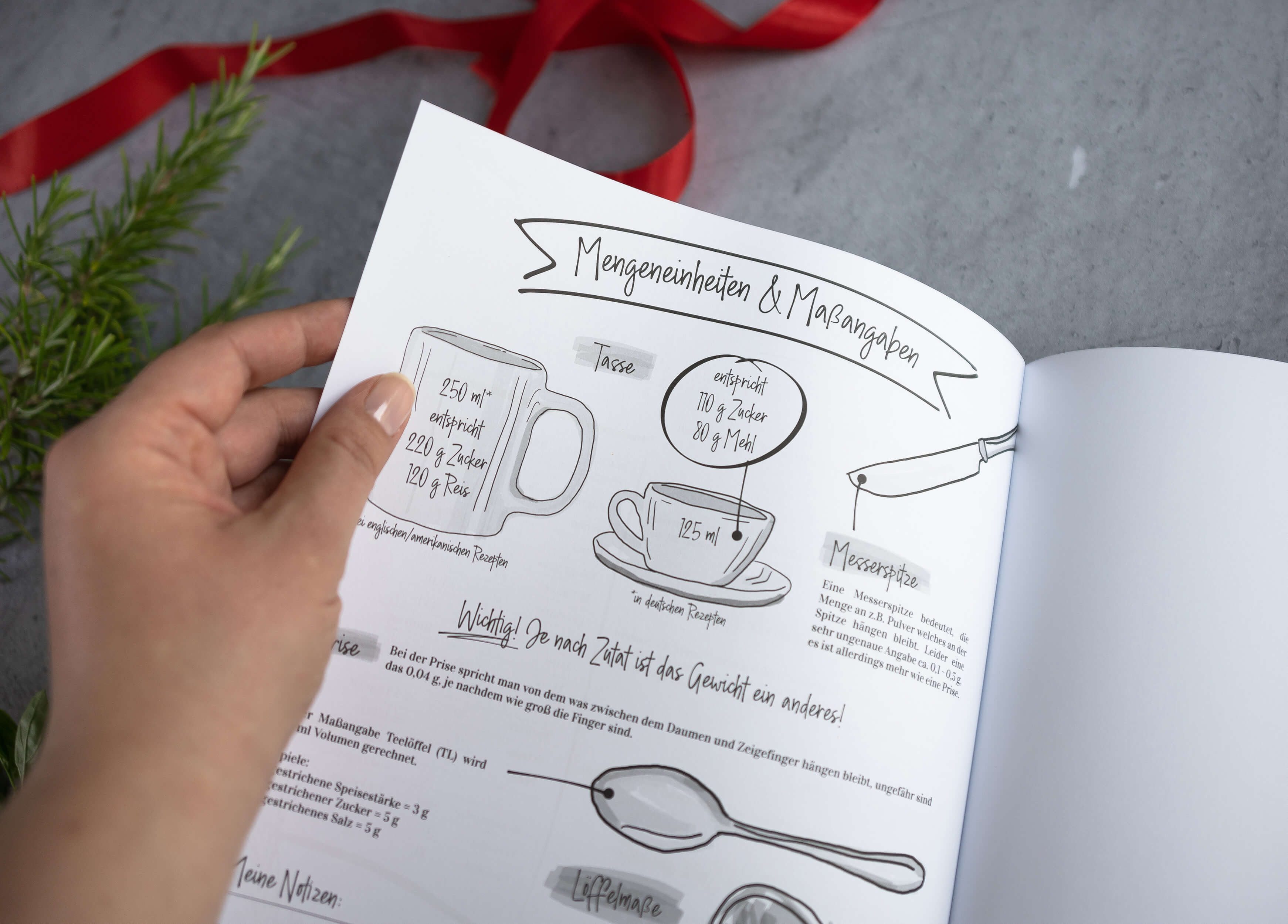 TOBJA Notizbuch Rezeptbuch zum Selberschreiben & Selbstgestalten DIN A4, Hardcover Rezepte & Backbuch - Premium DIY Buch zum freien gestalten