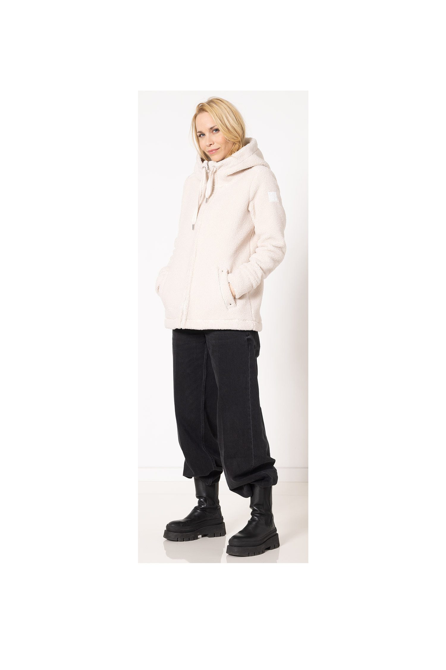 SER Fellimitatjacke Teddyjacke, gebondet Innenseite Fleece W8260320 auch in großen Größen