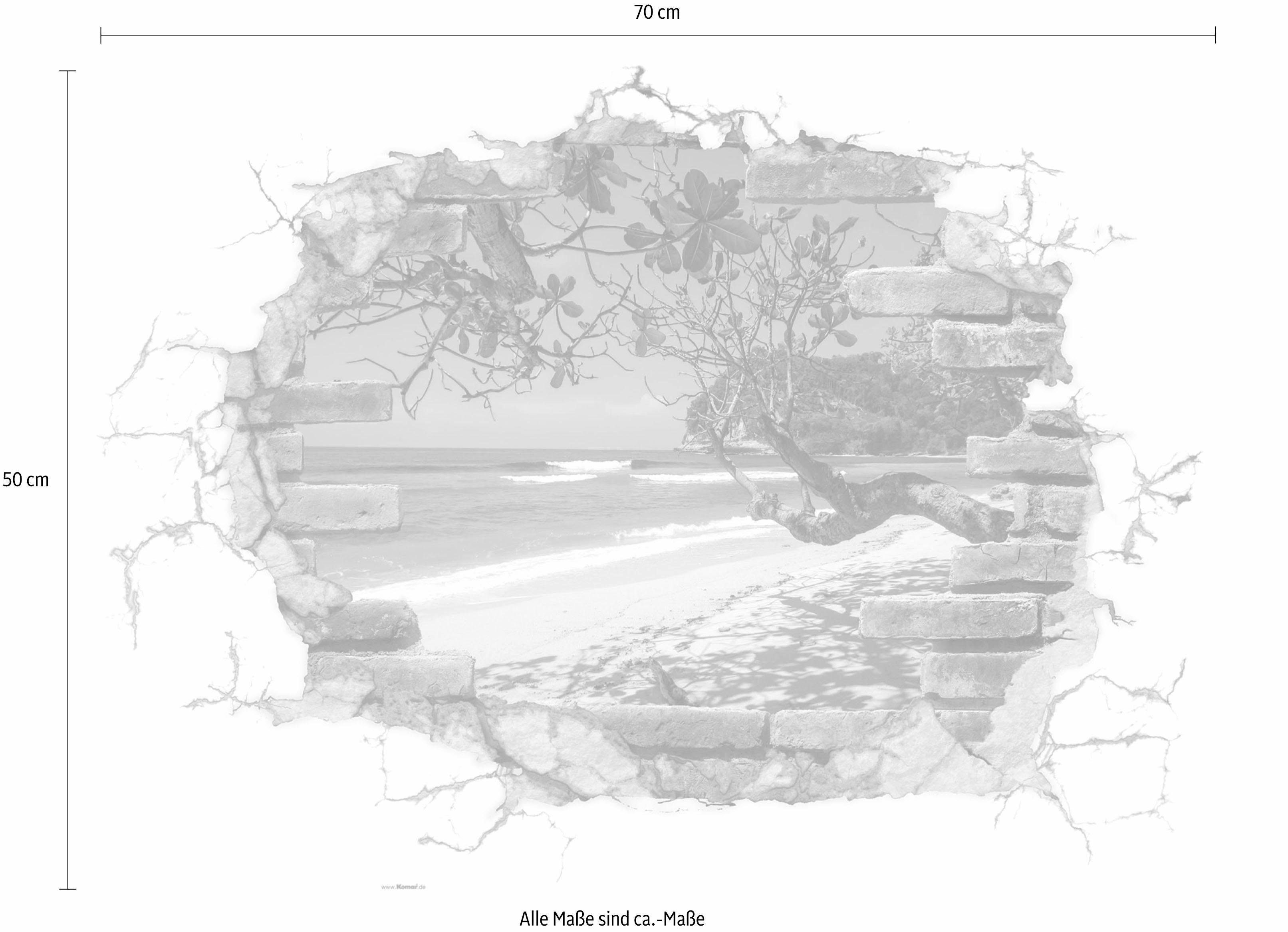 Komar Wandtattoo Break Out - Größe 50 x 70 cm, selbstklebend, Wandsticker