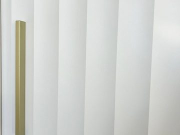 MIRJAN24 Kleiderschrank Riflo Wave 2 (mit 2 oder 3 Schiebetüren) 100/180/250 cm, zwei Kleiderstangen, Frontspiegel