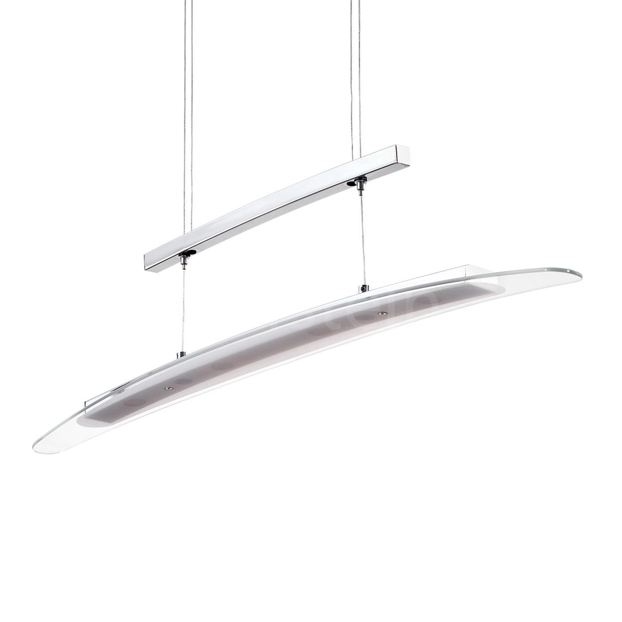 hofstein Pendelleuchte dimmbare Hängelampe aus Metall/Glas günstig online kaufen