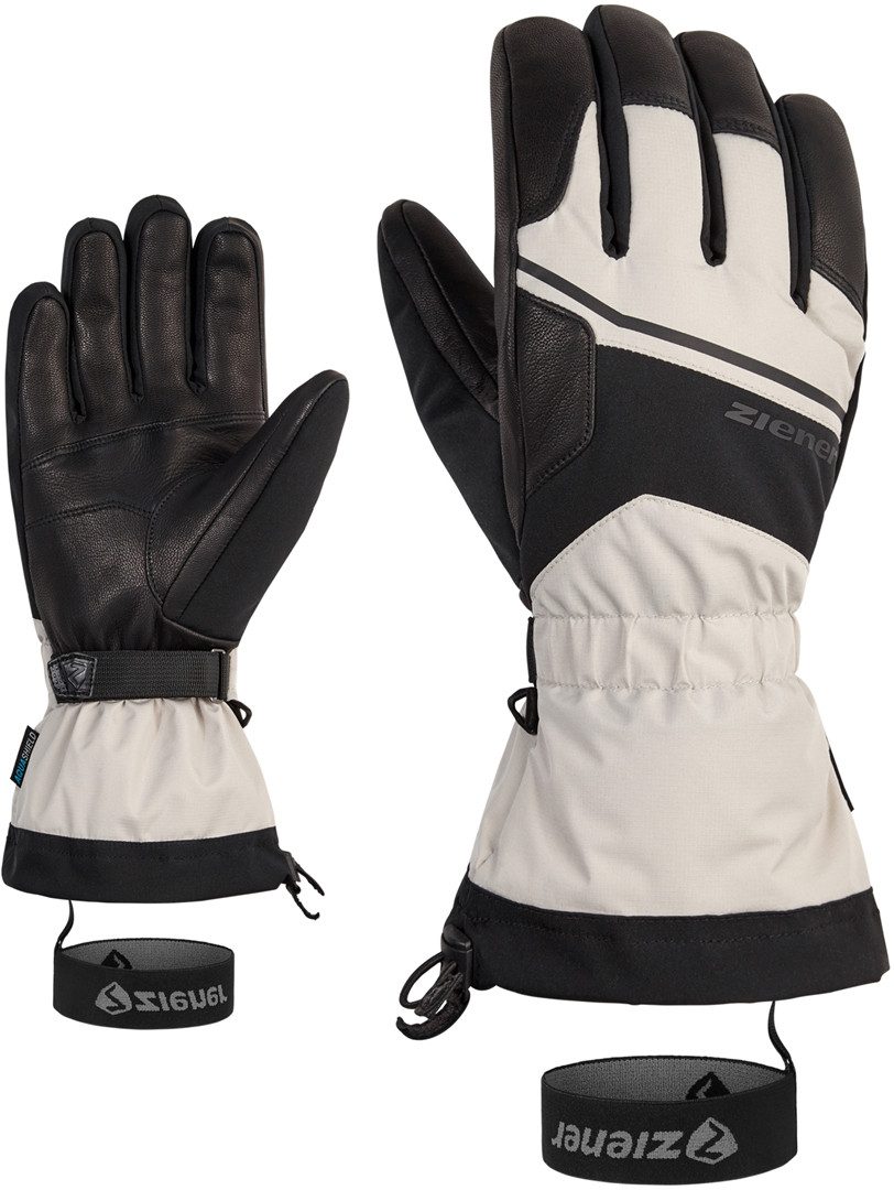 Ziener Skihandschuhe ZIENER GARNI AS AW Handschuh silver beige