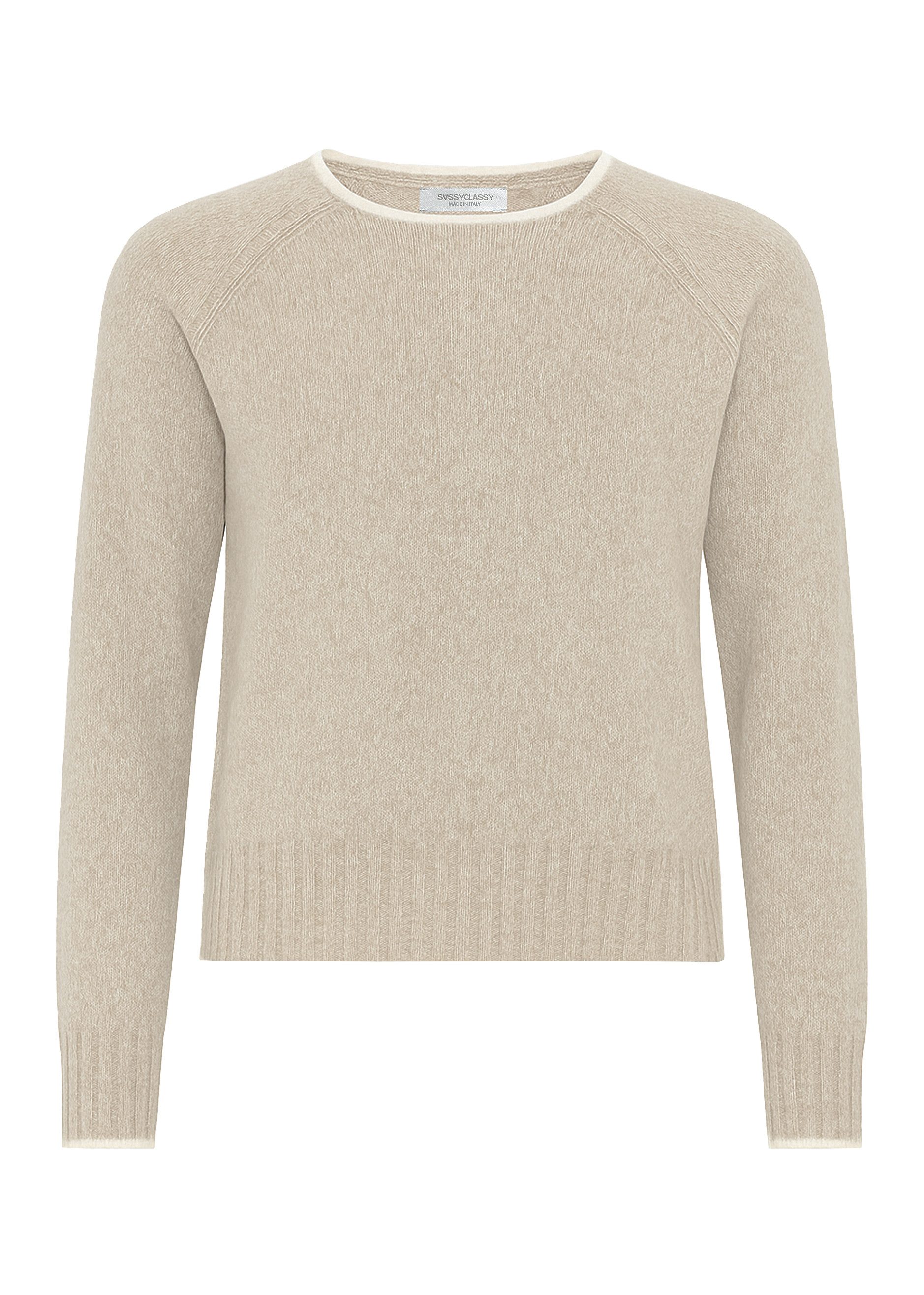 SASSYCLASSY Strickpullover Pullover mit Raglanärmeln für Damen Cozy Pullove günstig online kaufen