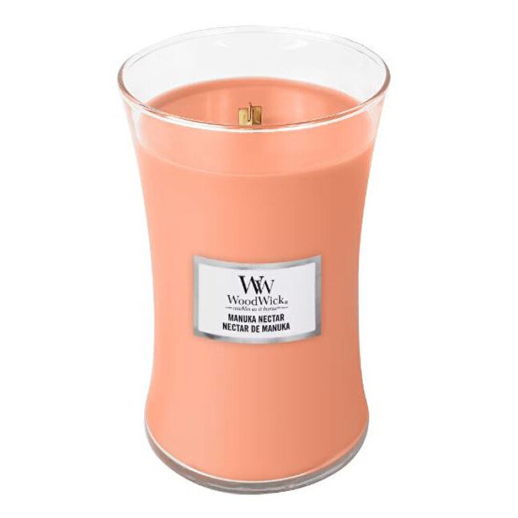 Woodwick Duftkerze WW GROSSE SANDUHR MANUKA-NEKTAR