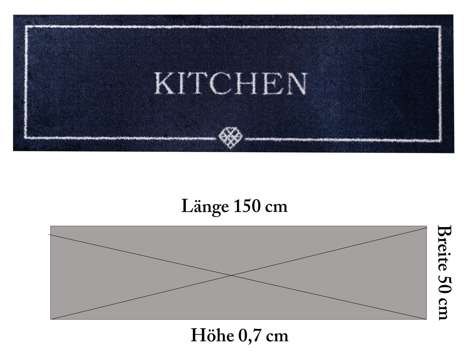4 Küchenläufer mm Mr. 050 KITCHEN cm, Höhe: 150 Ghorbani, Läufer, x Küchenteppich