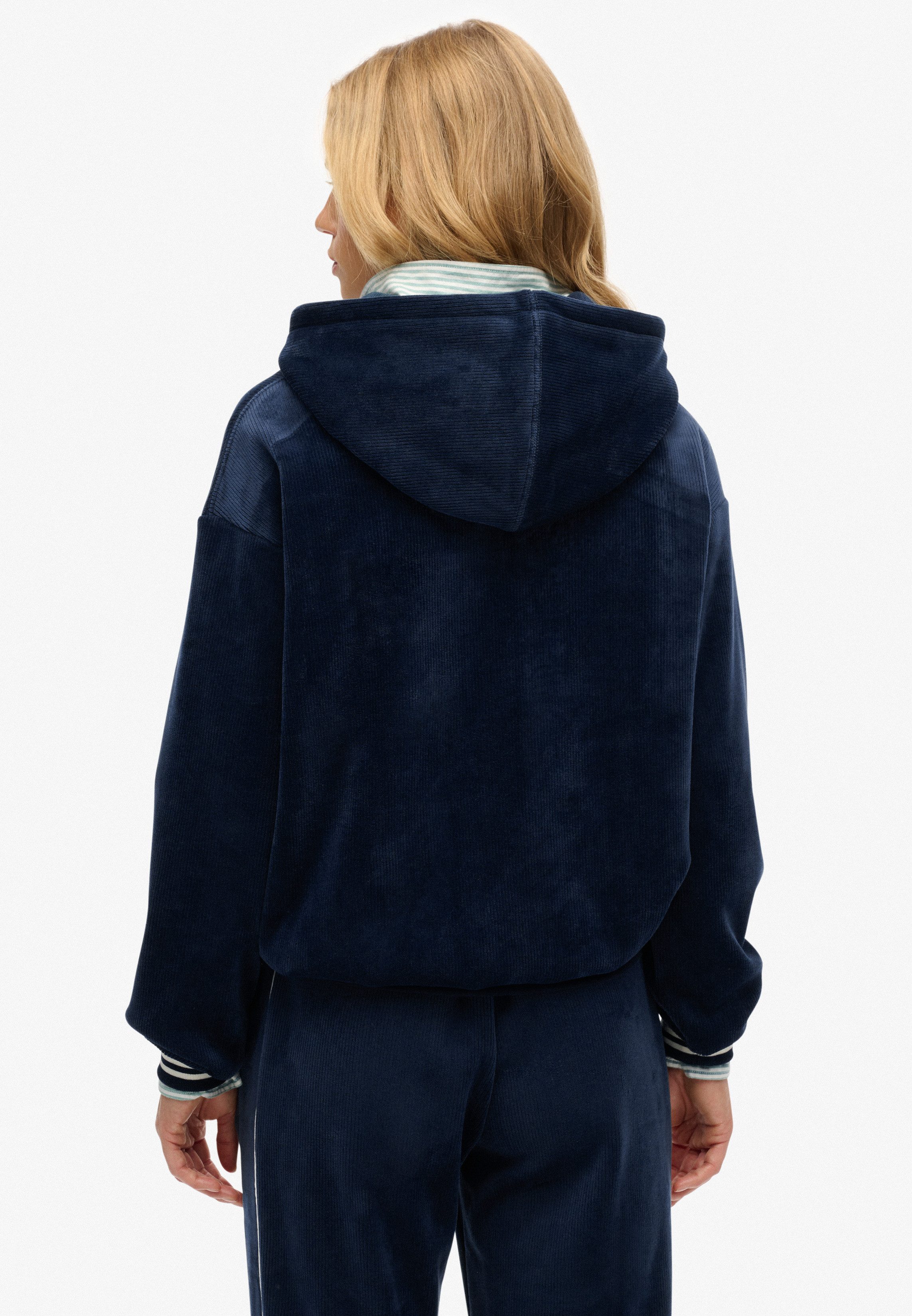 Superdry Kapuzensweatshirt COUNTRY CLUB VELOUR RELAX HOOD günstig online kaufen