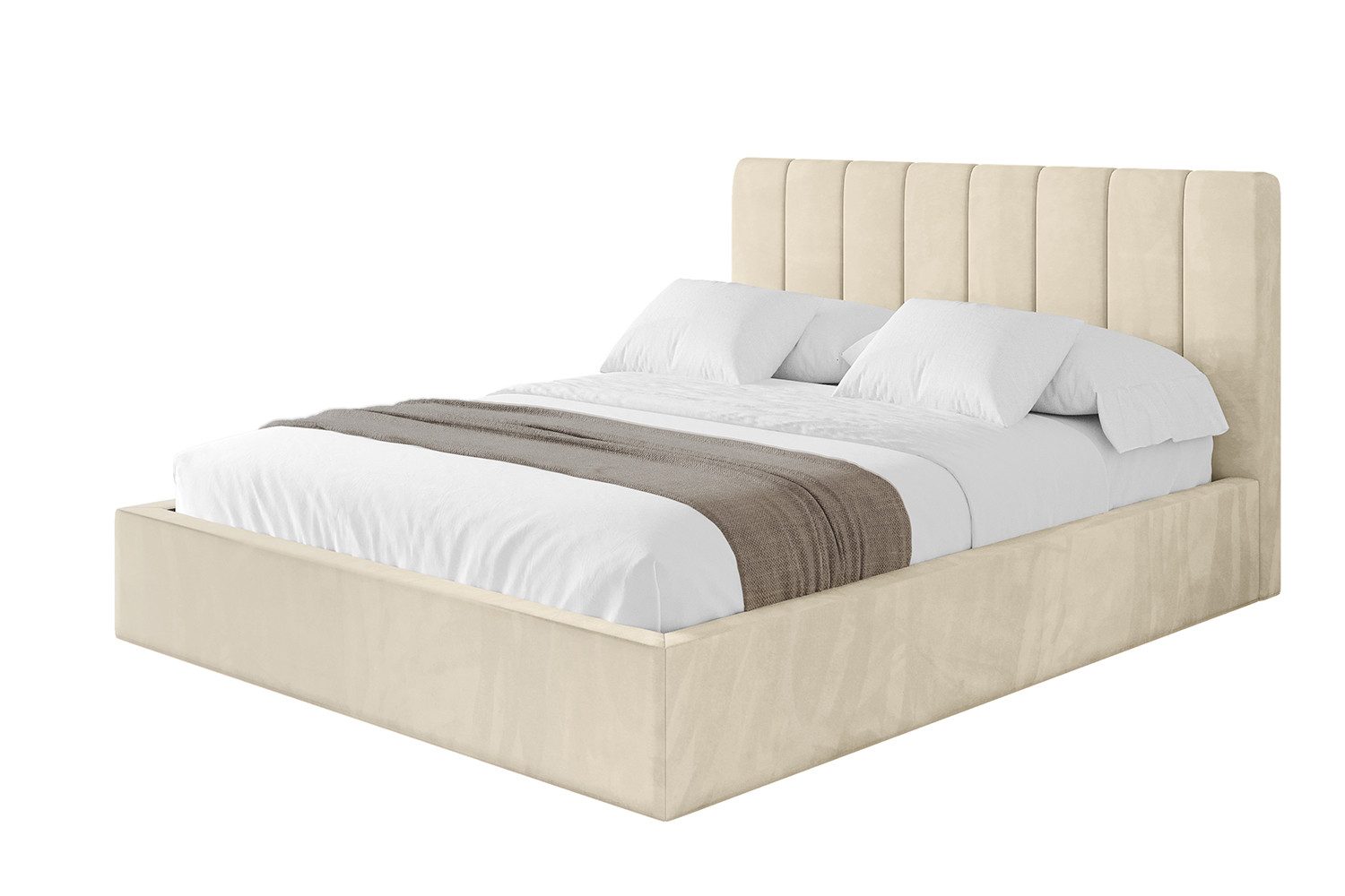 ALTDECOR Polsterbett STERA, Doppelbett mit Stauraum, günstig online kaufen