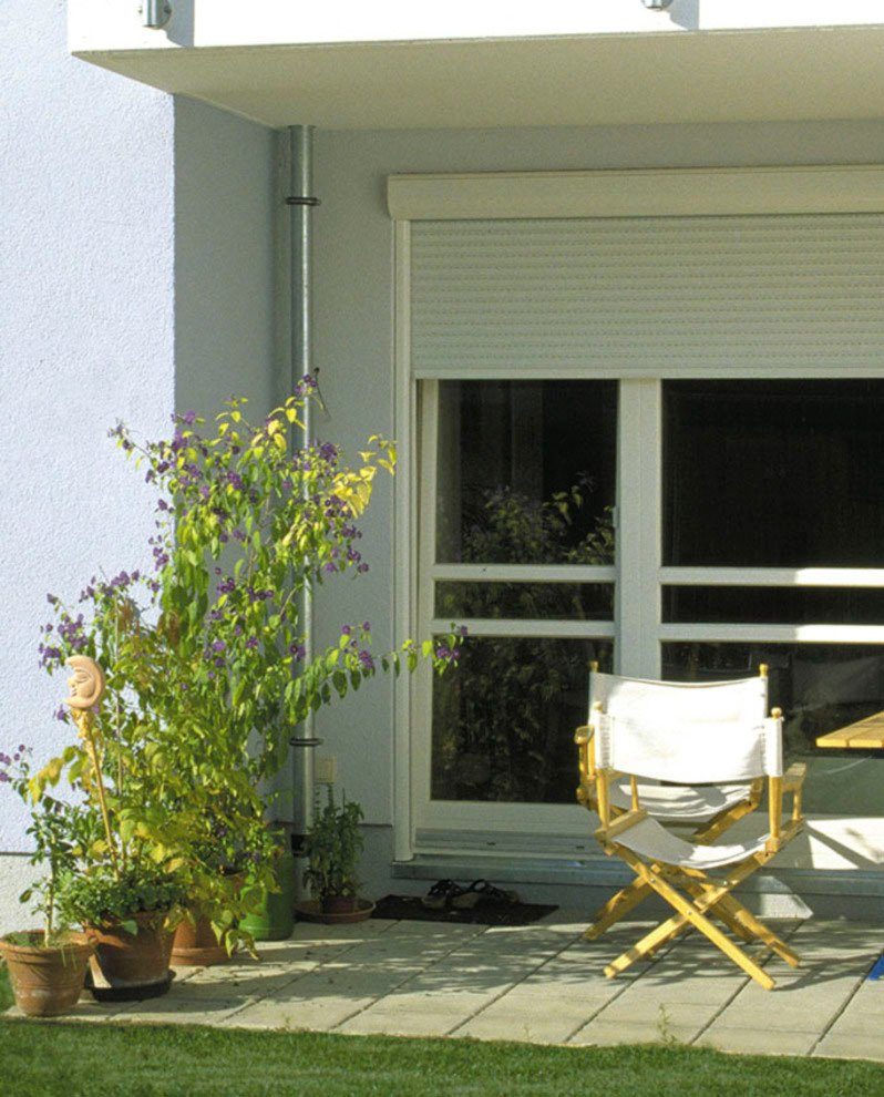 SCHELLENBERG Rollladenpanzer Set für Fenster, Mini System für 40 mm Stahlrohrwelle, Set, PVC Jalousie, in verschiedenen Größen erhältlich, grau