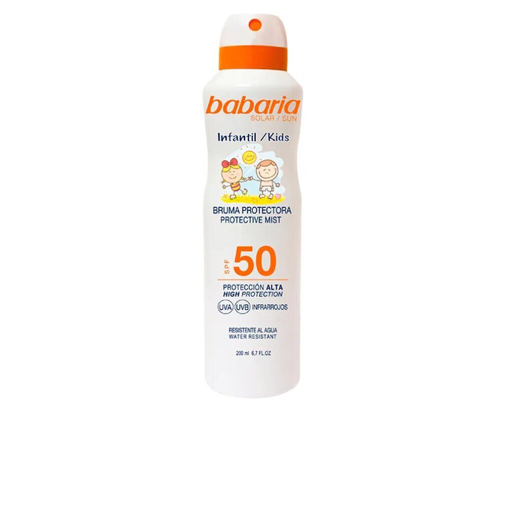 babaria Sonnenschutzcreme Babaria Protective Mist For Children Spf50