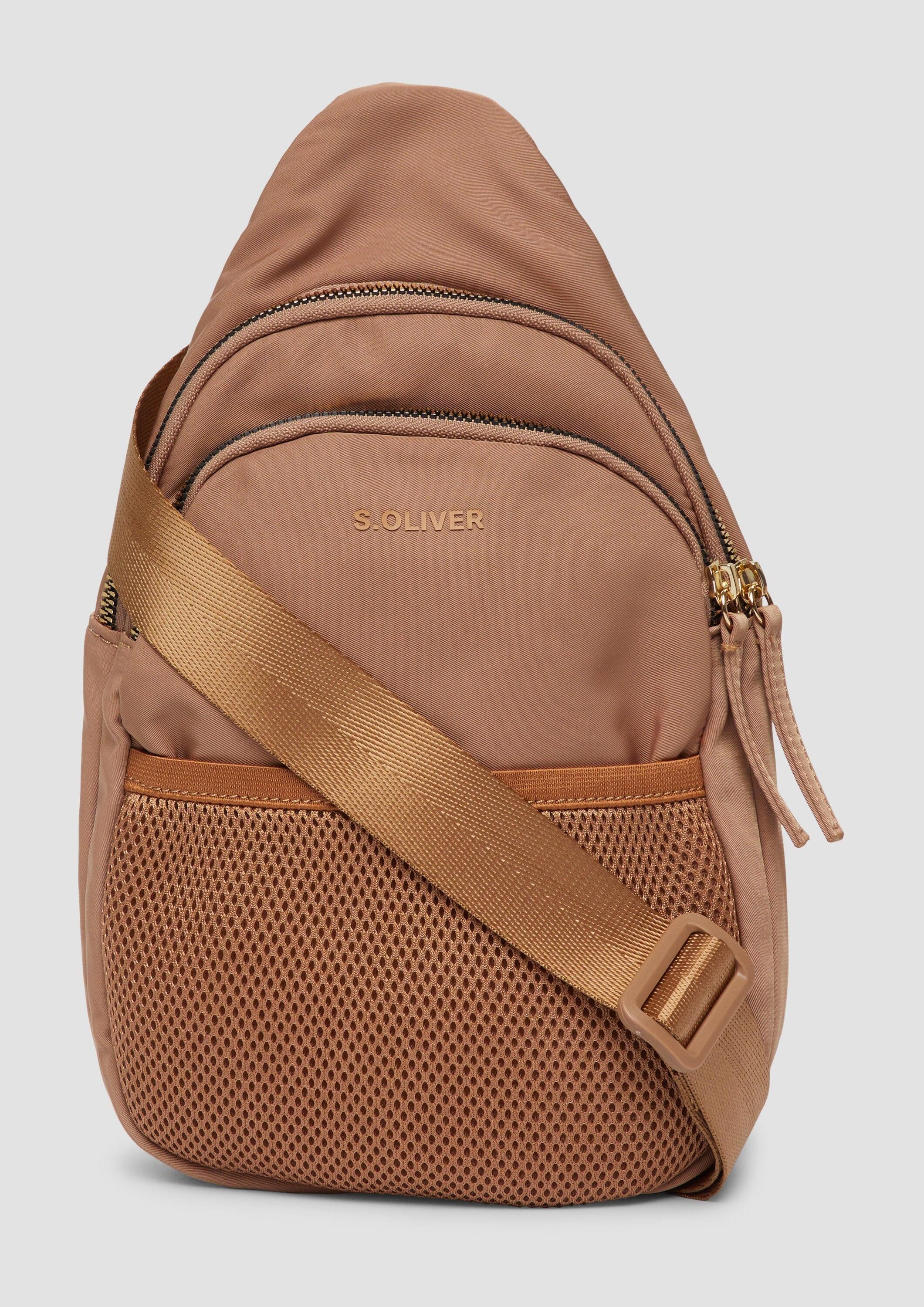 s.Oliver Umhängetasche Tasche Schultertasche mit aufgesetzter günstig online kaufen