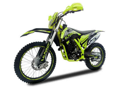 KXD Dirt-Bike 250ccm Dirtbike Vollsross Enduro Crossbike Cross 20PS 21/18 Zoll Grün