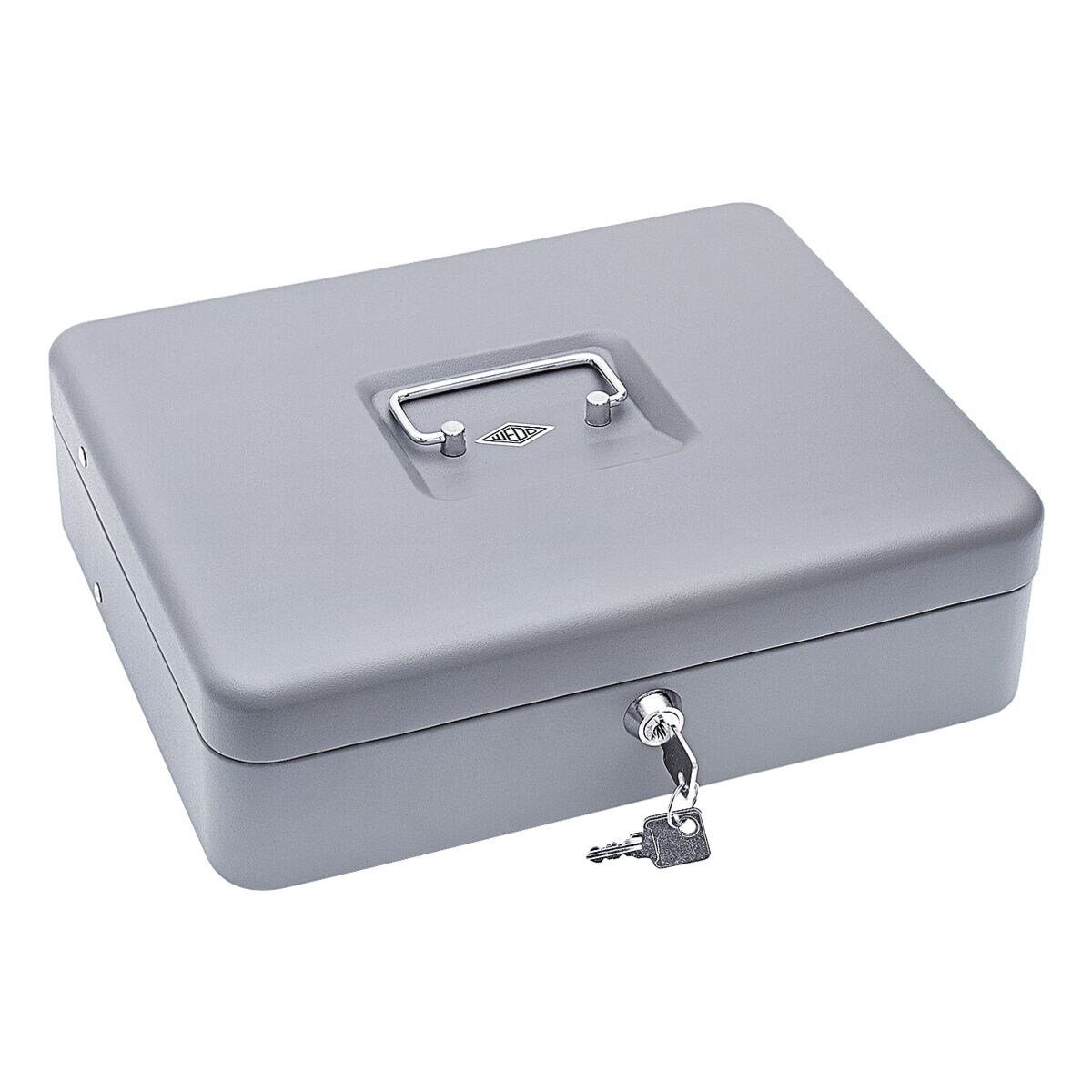 WEDO Geldkassette Standard PLUS, mit Geldscheinbügeln und Stauraum für Münzrollen/Belege usw.