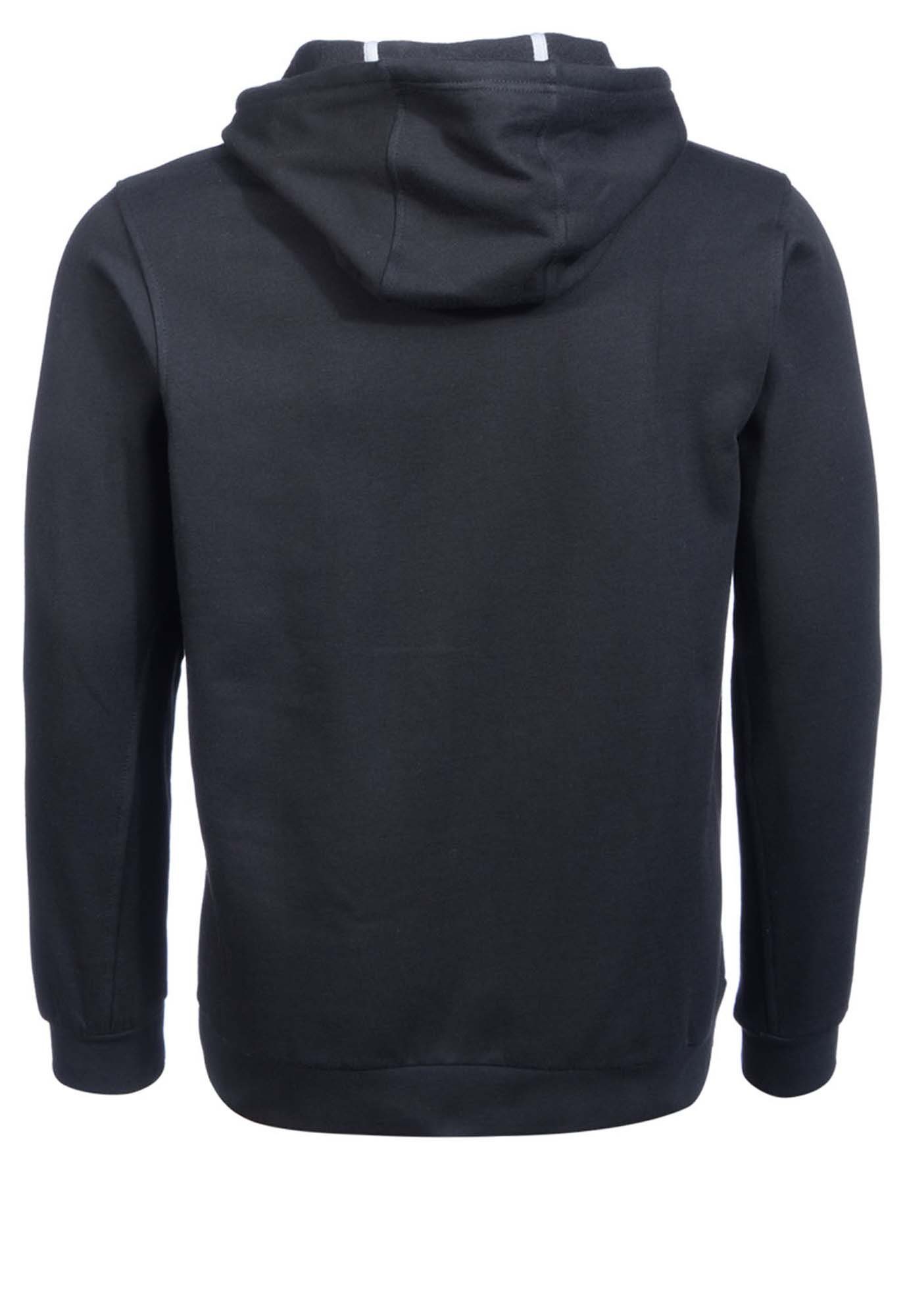 (1-tlg) praktischer schwarz Känguru-Tasche classic Kapuzensweatshirt PEAK mit
