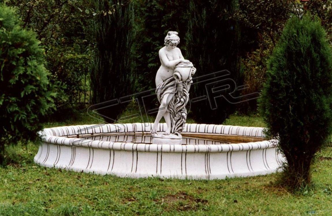 JVmoebel Skulptur Figuren Figur Statue Fontainen Garten Skulpturen Skulptur Statuen