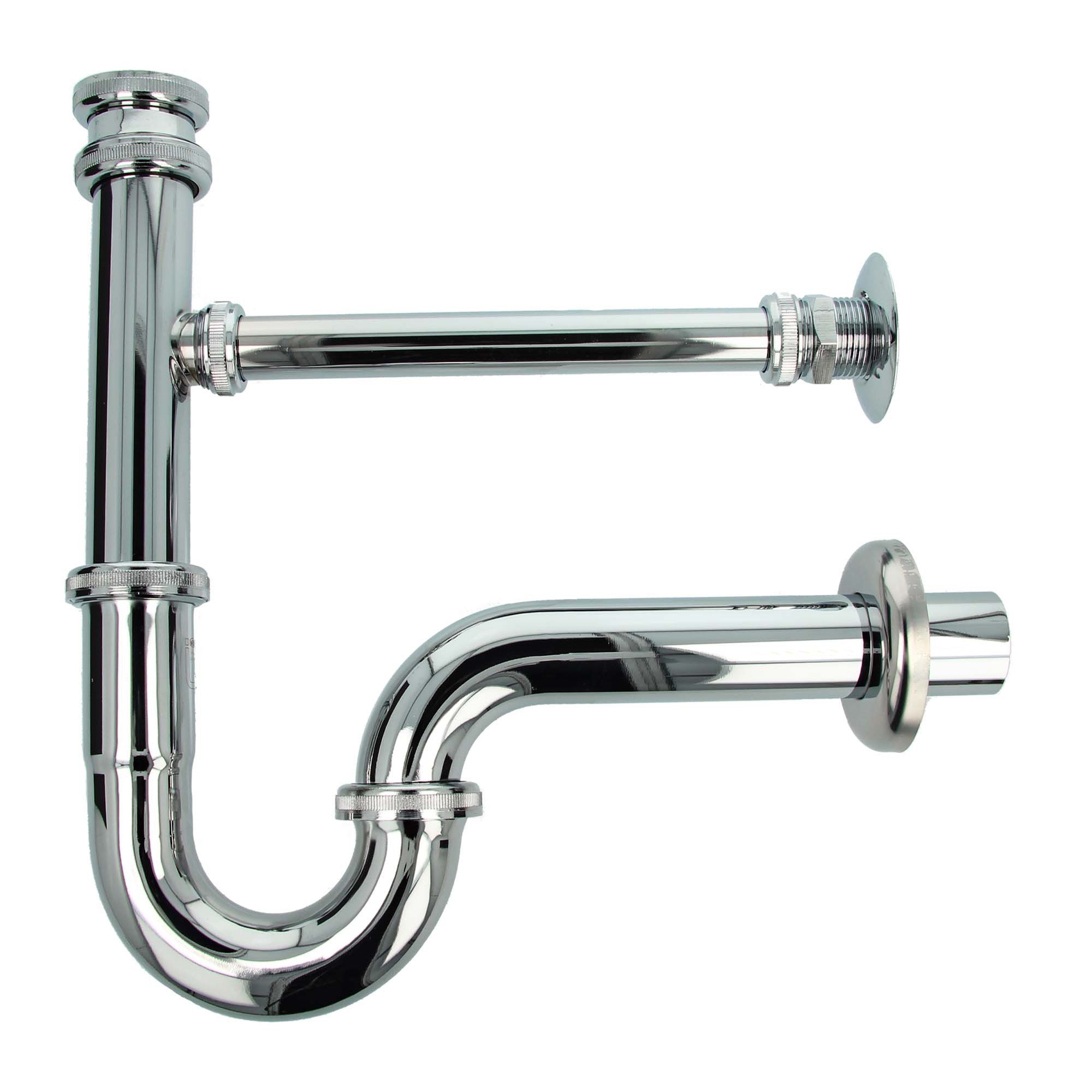IMPTS Ablaufgarnitur Für Dusche – 90 Mm – Mit Haarsieb & Geruchsverschluss – Inkl. Flexschlauch