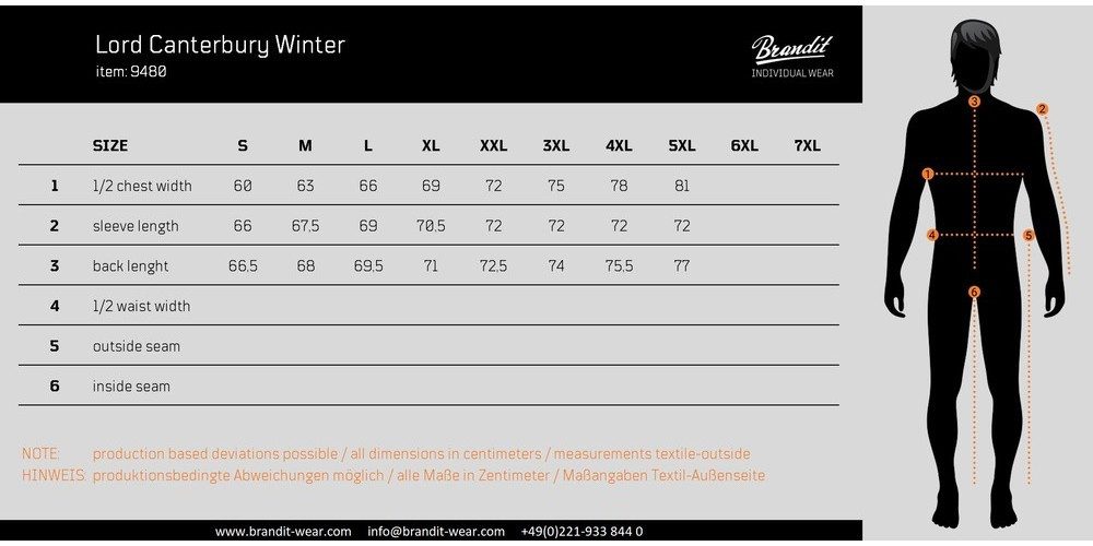Brandit Winterjacke Lord Canterbury