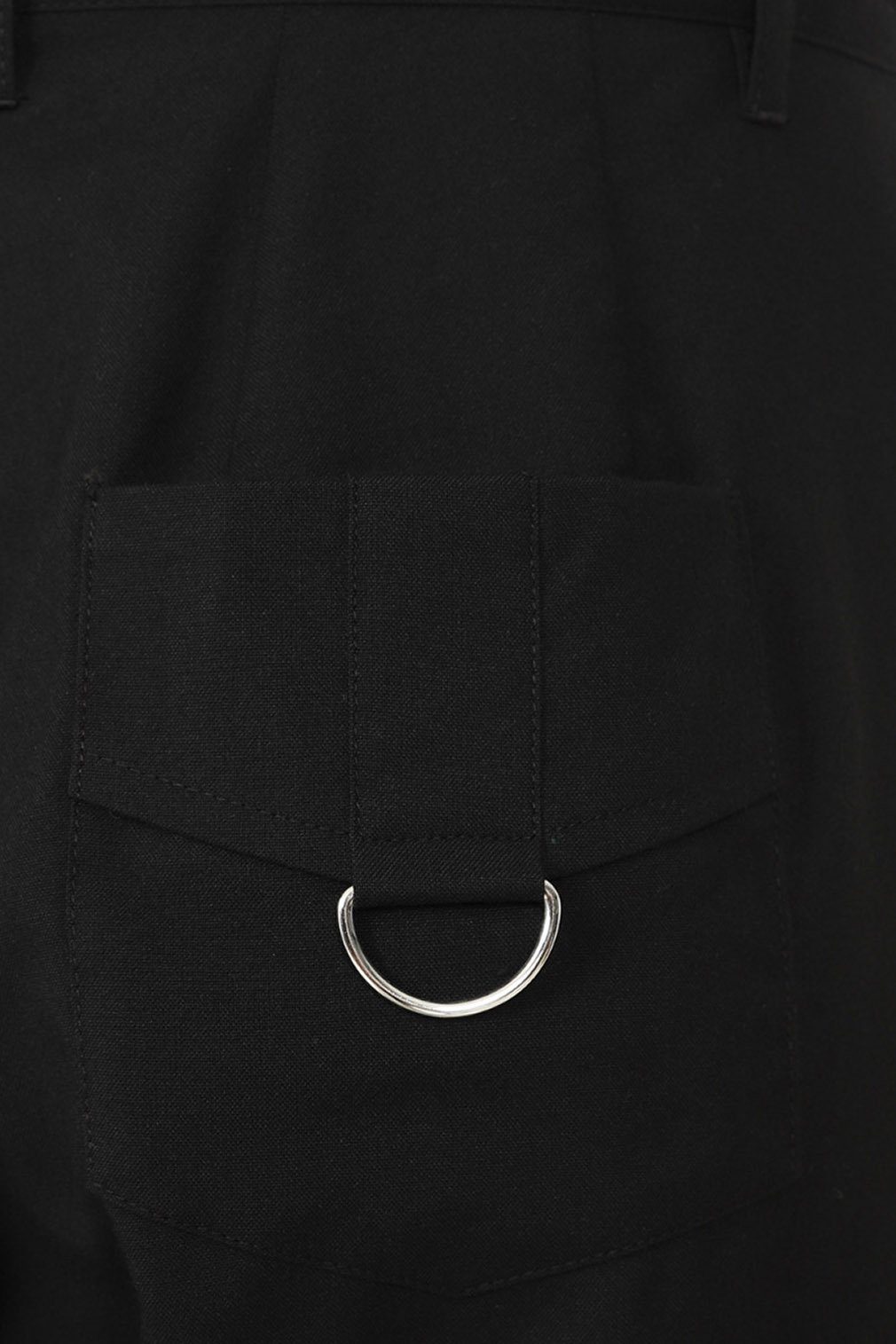 Hell Bunny Stoffhose Tifa Trousers Gothic Schnürung Nu Goth D-Ringe