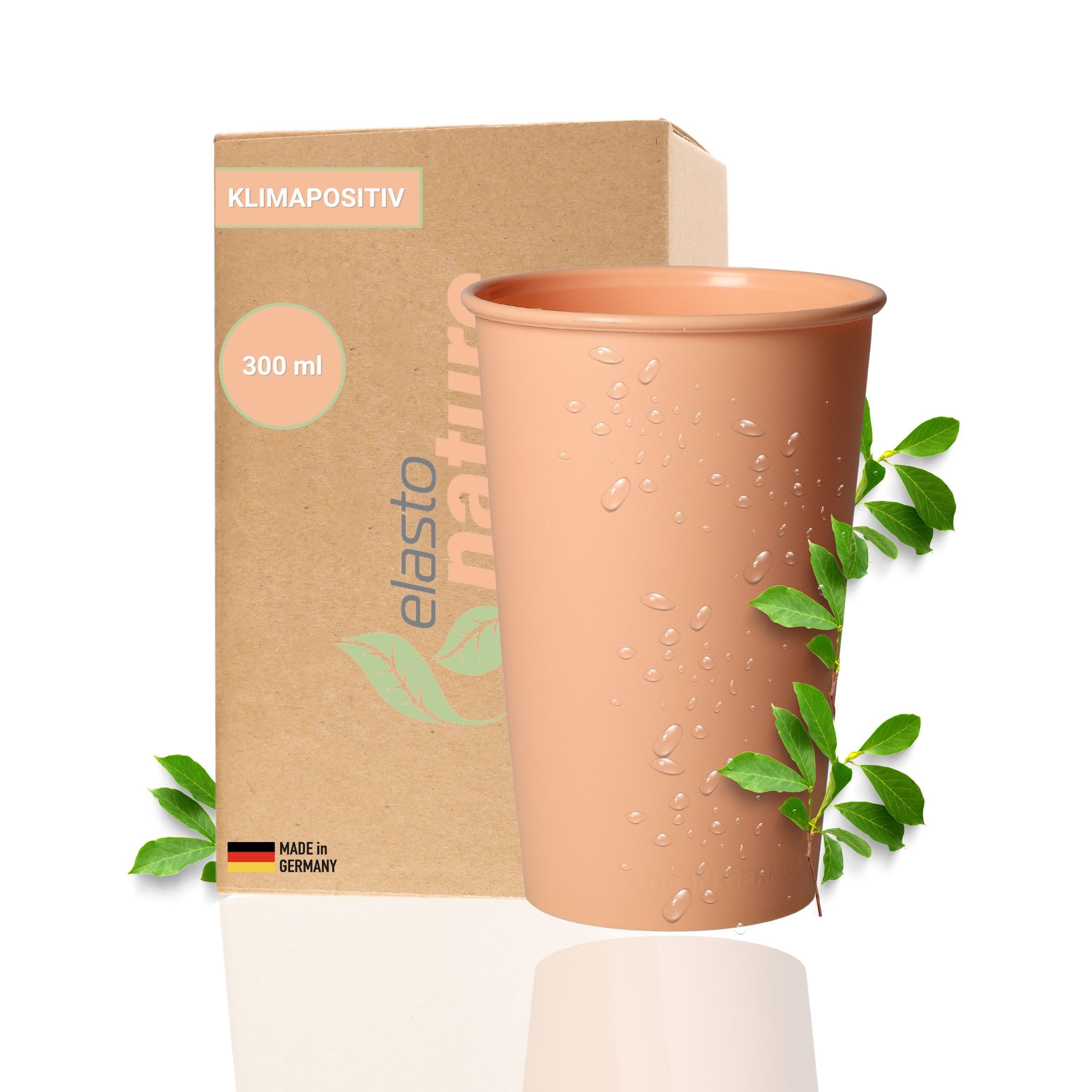 elasto Becher Mehrwegbecher 300 ml