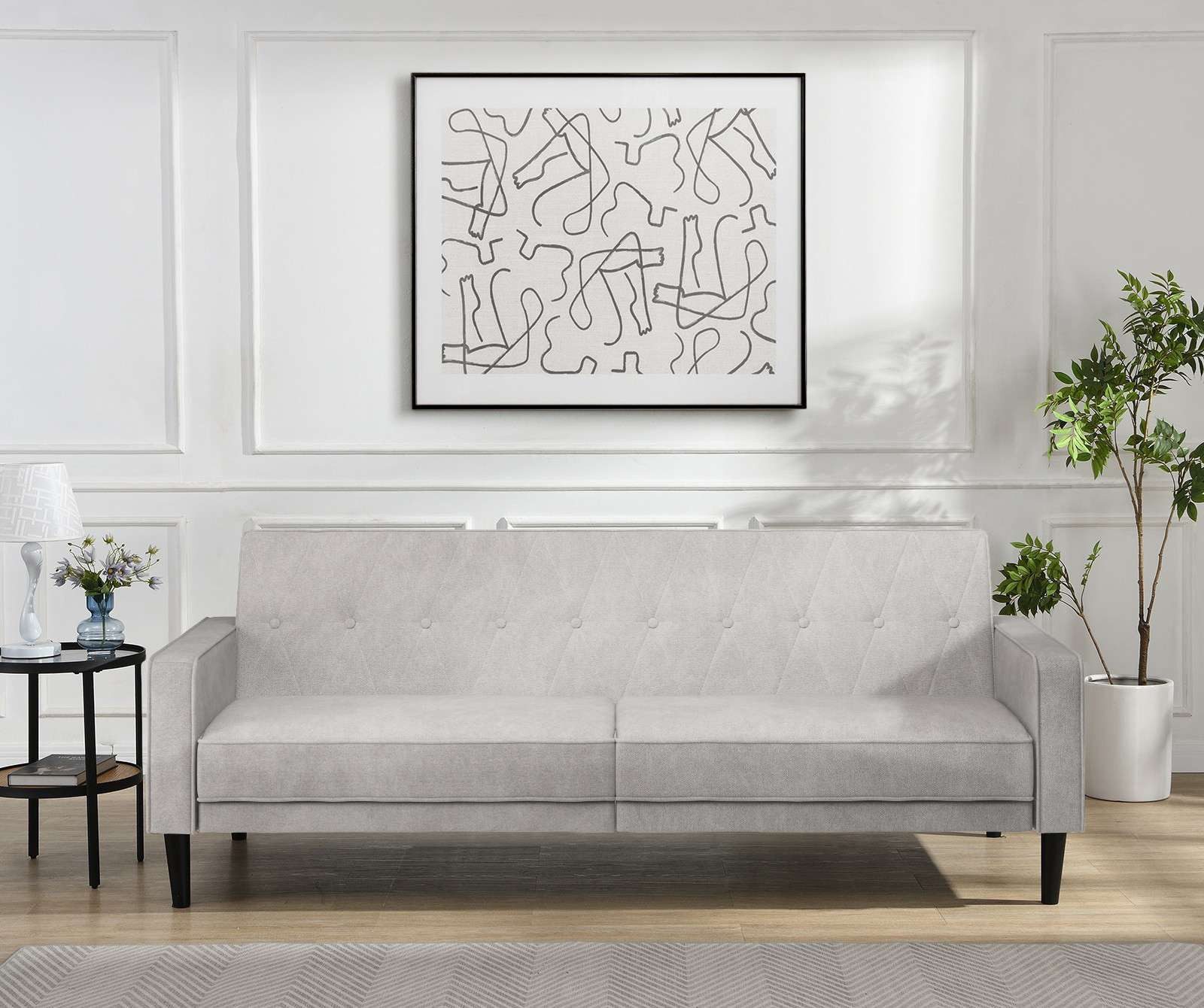 Dorel Home 3-Sitzer Avon, Schlafsofa 213cm, günstig online kaufen