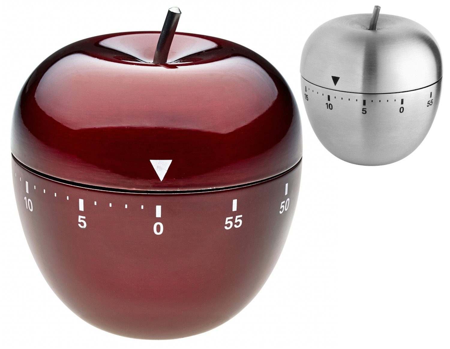 TFA Dostmann Küchentimer TFA 38.1030 analoge Eieruhr aus Edelstahl APFEL günstig online kaufen