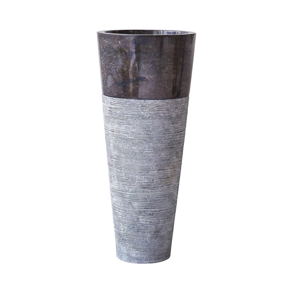 Tikamoon Waschbecken Koni Standwaschbecken aus Marmor