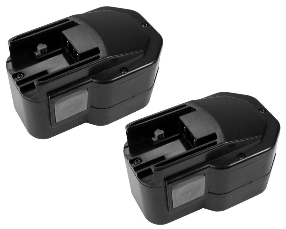 Trade-Shop 2x Akku passend für AEG B14.4 BF14.4 BX14.4 BX14.4 BXS14.4 BXL14.4 Akku Ni-MH 3300 mAh (14,4 V)