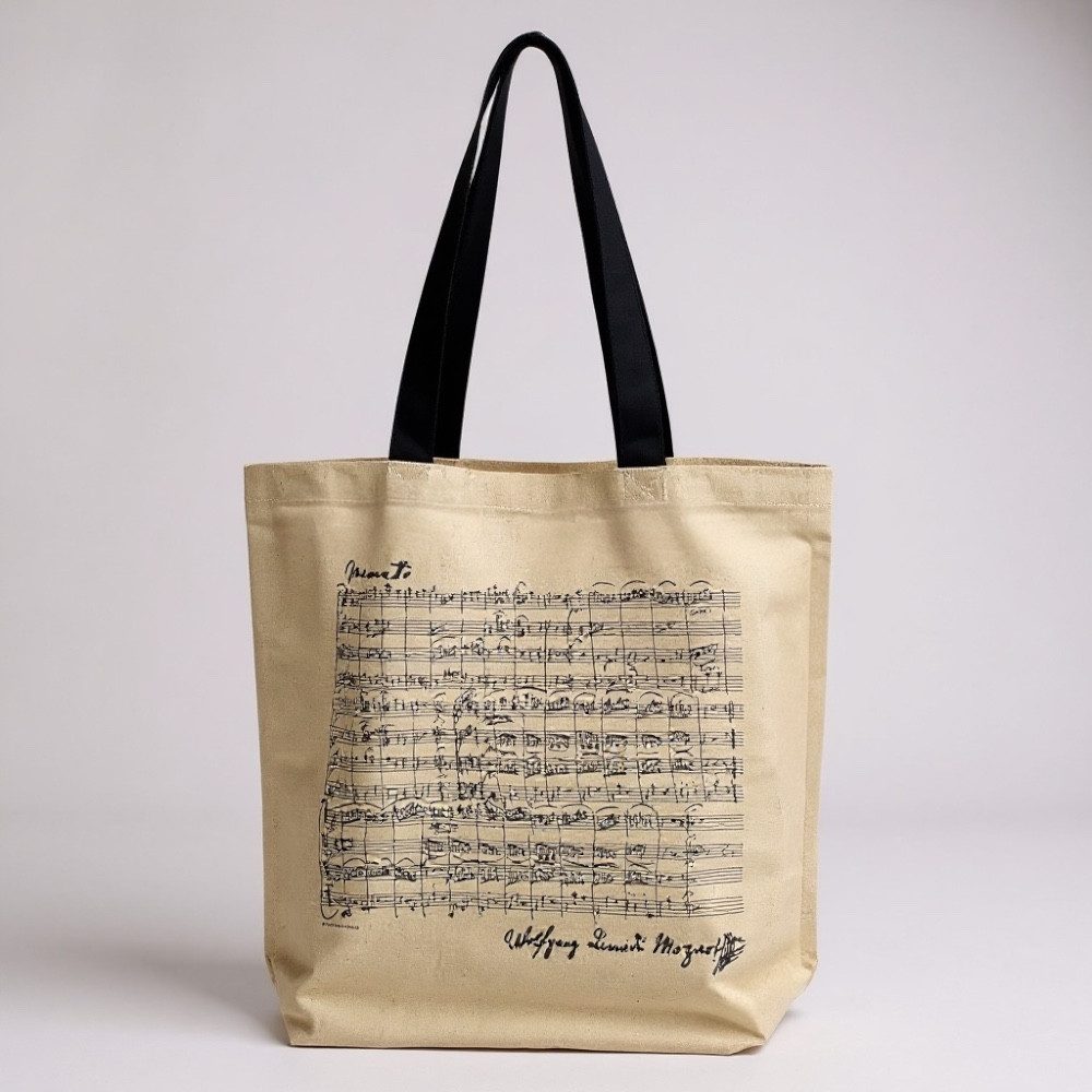 Tragetasche Shopper Mozart natur