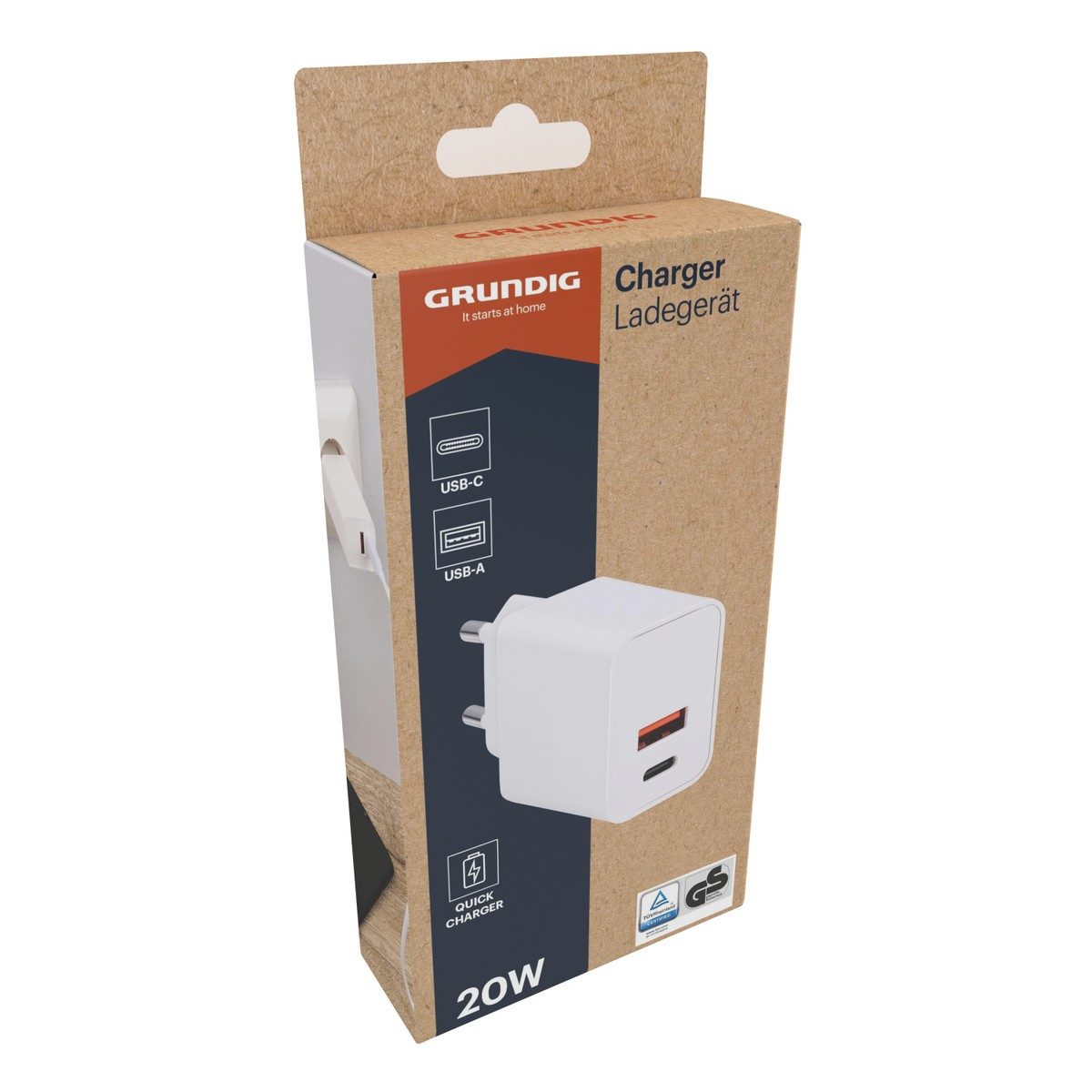 Grundig Grundig Ladegerät 20W Schnell USB-Ladegerät