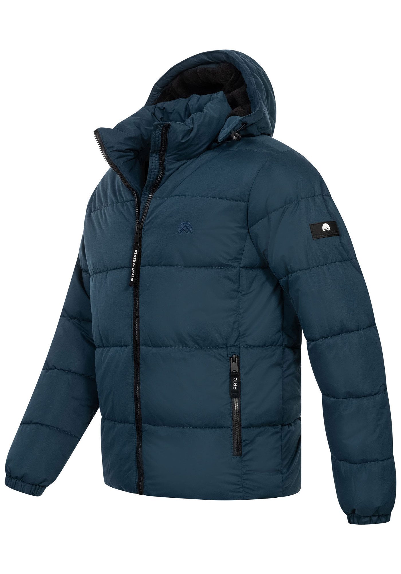 Arctic Seven Winterjacke ASCreesi mit warmem Teddyfell und abnehmbarer Kapuze – Bild 2 von 5