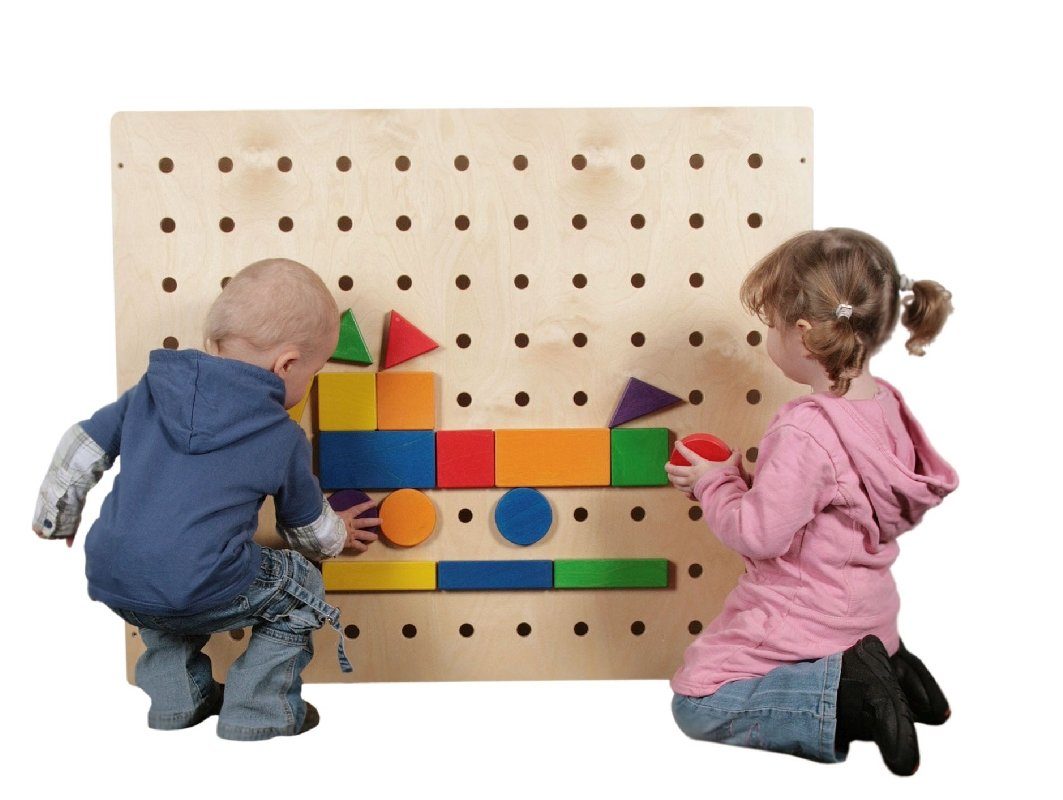 Spielcenter Holzspielzeug Wand-Steckspiel groß LxBxH 950x850x100mm NEU