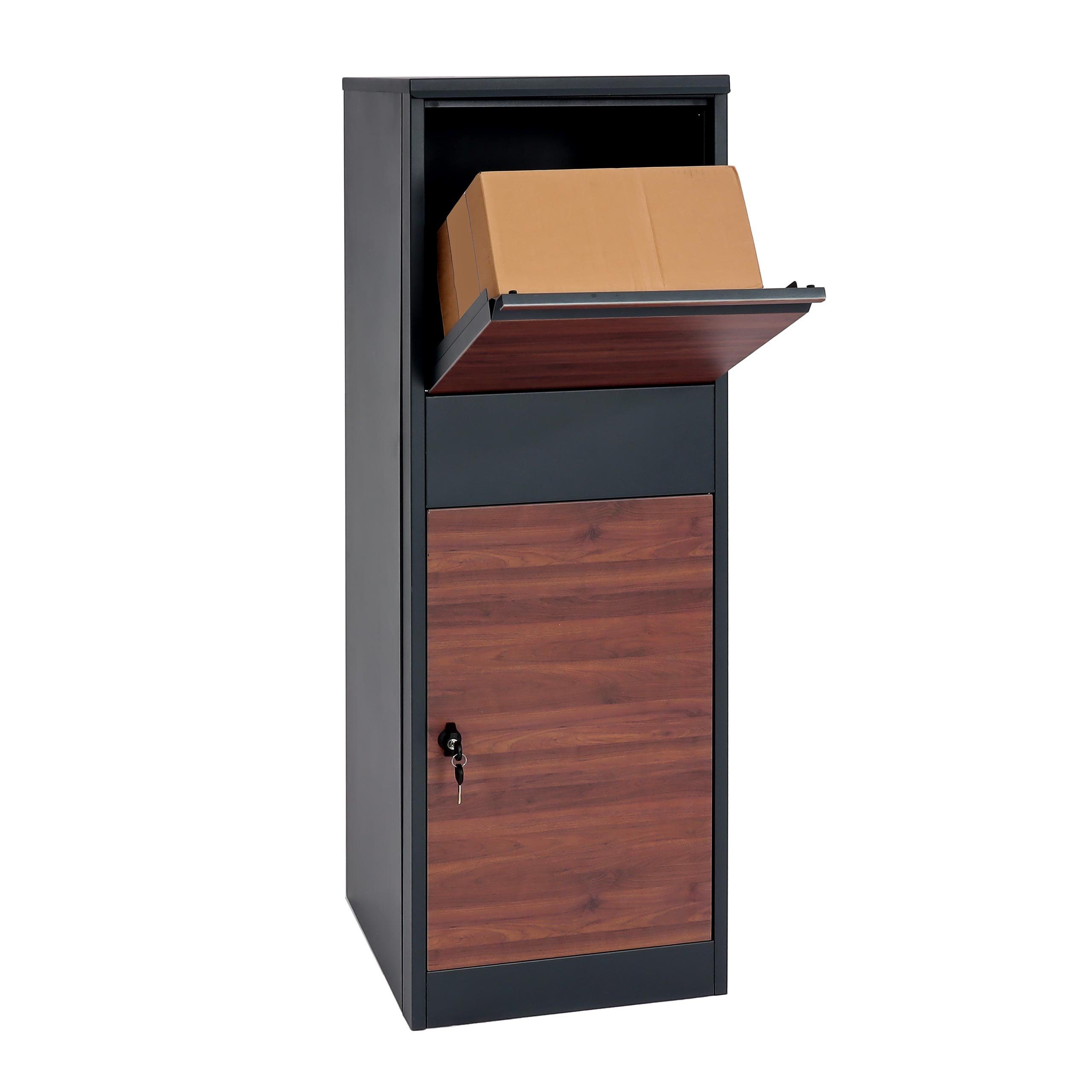 MCW Standbriefkasten MCW-G80-P (1-St), Am Boden fixierbar, Leichte Paketentnahme, Gewicht (ca): 24 kg