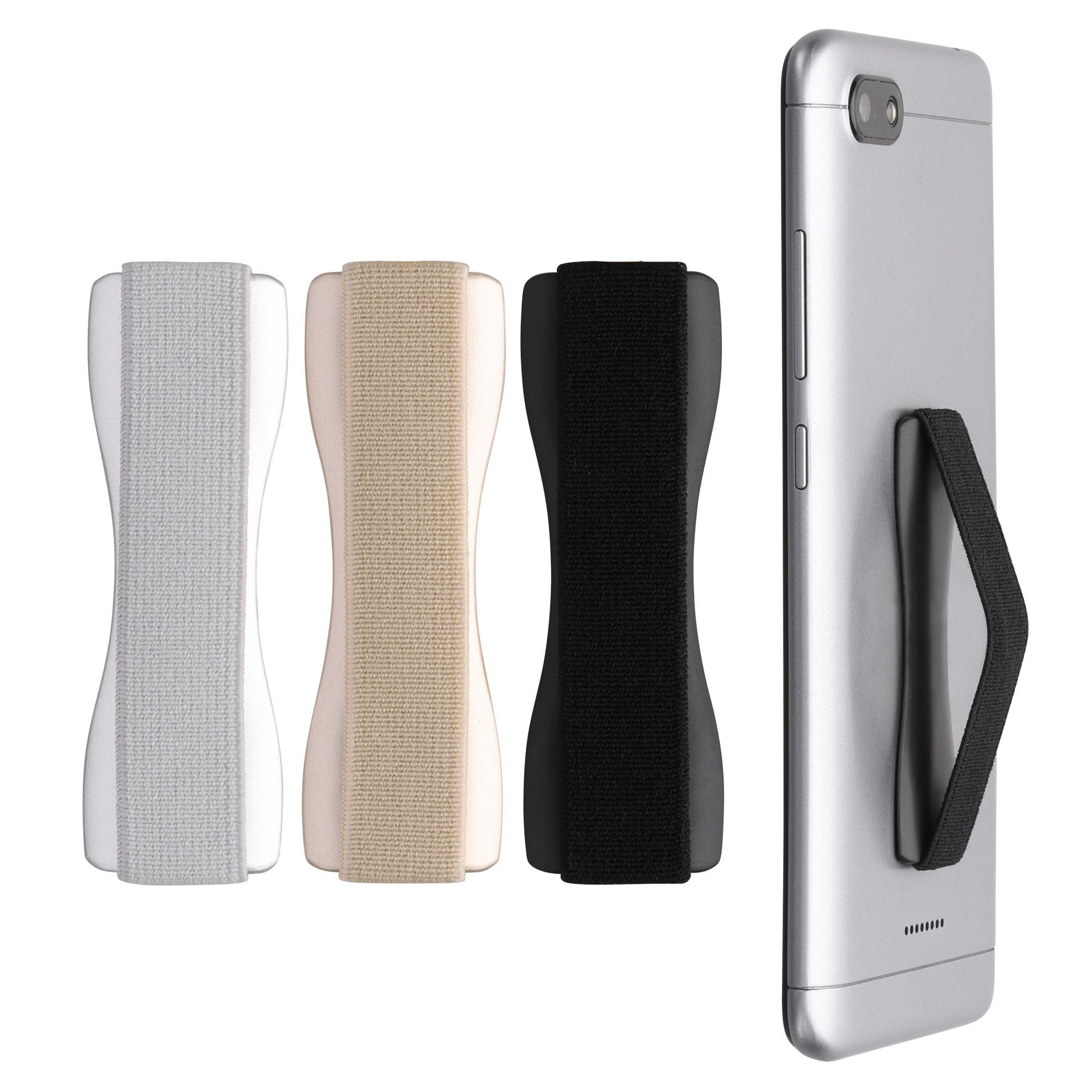 kwmobile Smartphone Fingerhalter 3 Set Fingerhalter, (1-tlg., Handy Halter Griff Halterung Einhandbedienung - 3x Handyhalter)