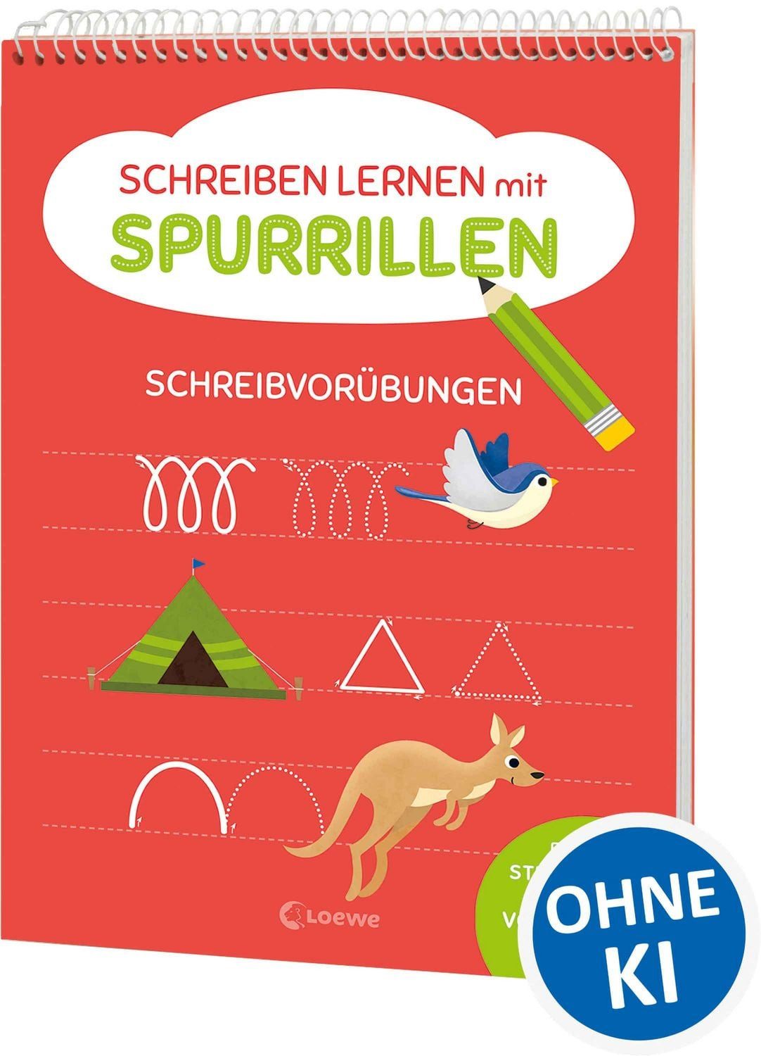 Schreiben lernen mit Spurrillen - Schreibvorübungen / diverse