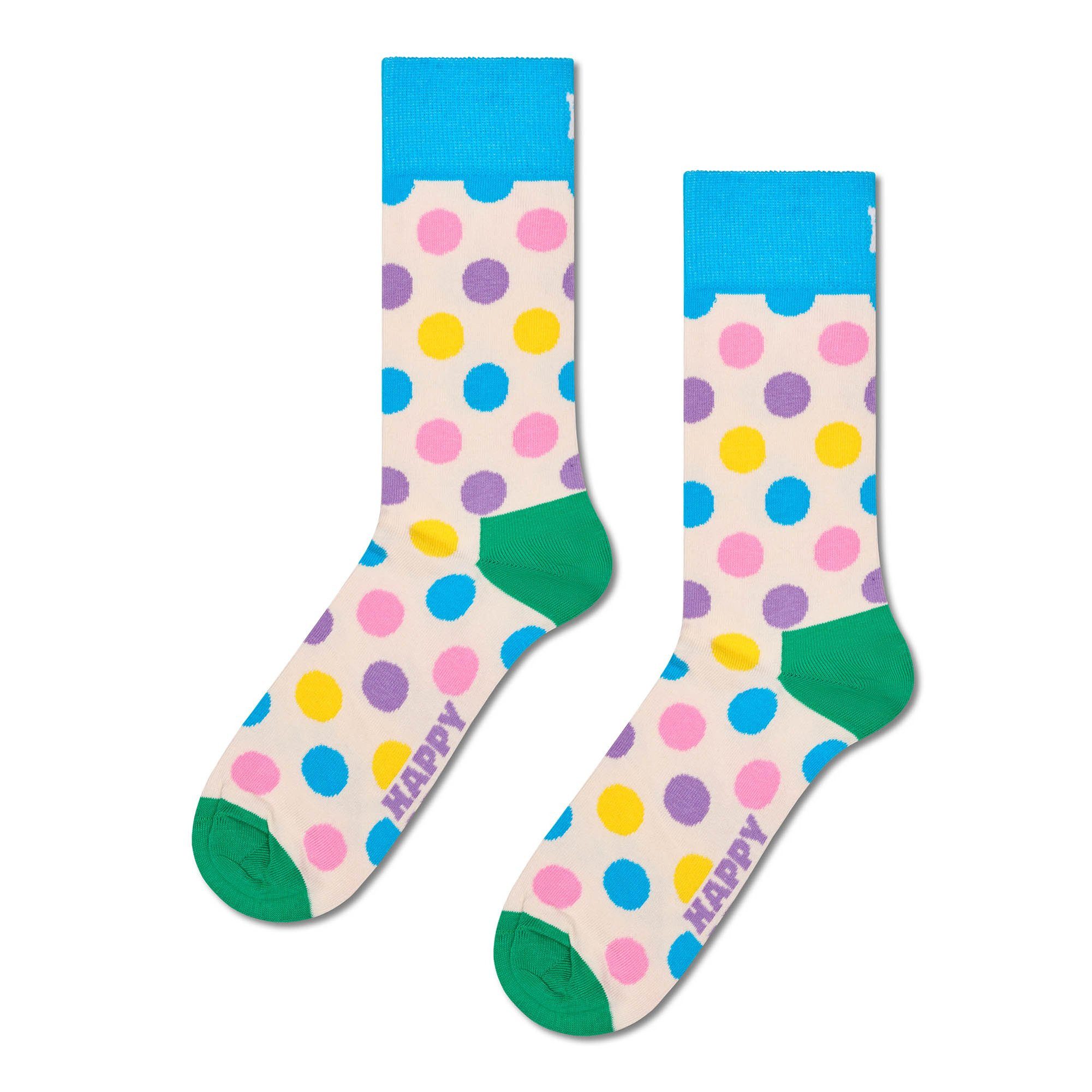 Happy Socks Kurzsocken Unisex Socken 3er Pack Baumwolle (Packung, 3er Pack)