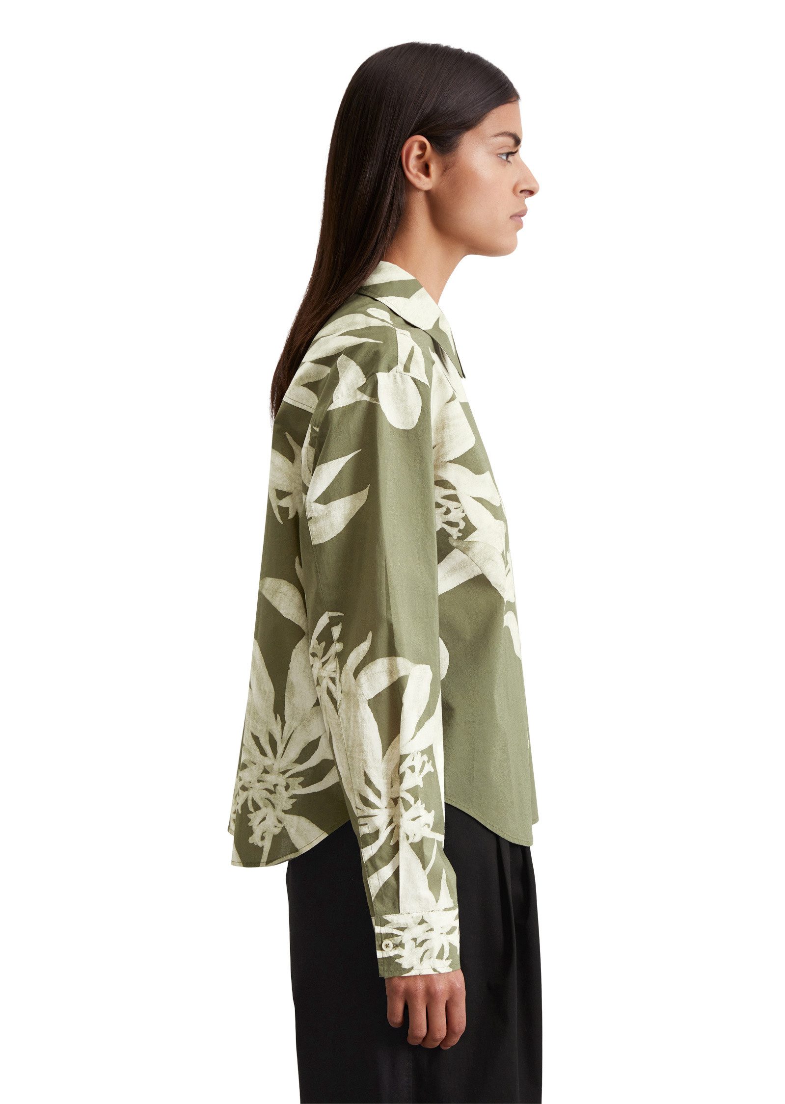 Marc O'Polo Langarmbluse aus Papertouch-Popeline günstig online kaufen