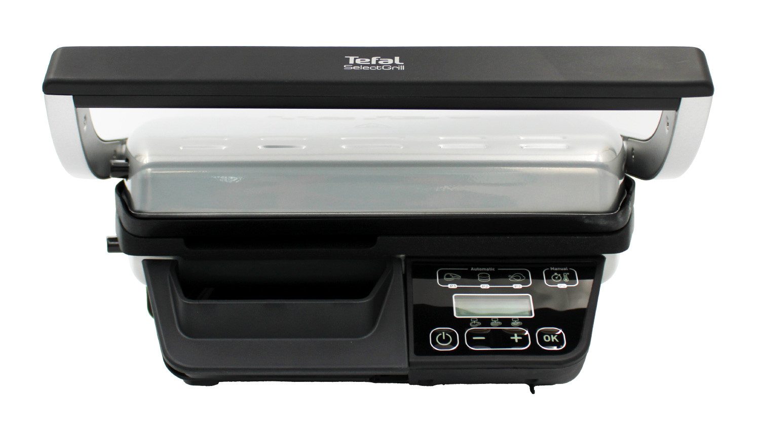 Tefal Kontaktgrill Tefal GC740B30 SelectGrill Kontaktgrill 2000W silber/schwarz