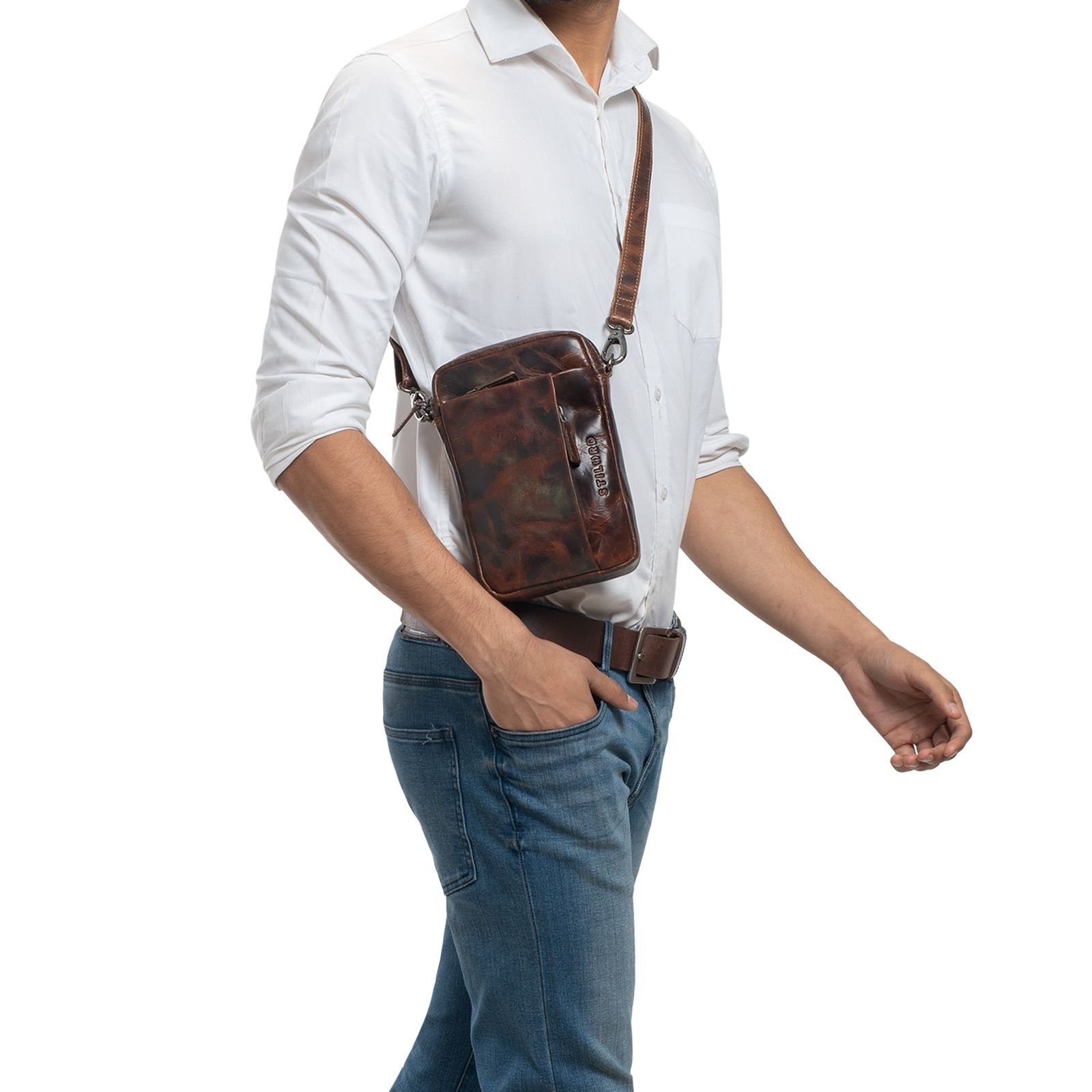 STILORD Schultertasche "Fiete" 2-in-1 Umhängetasche Handgelenktasche günstig online kaufen