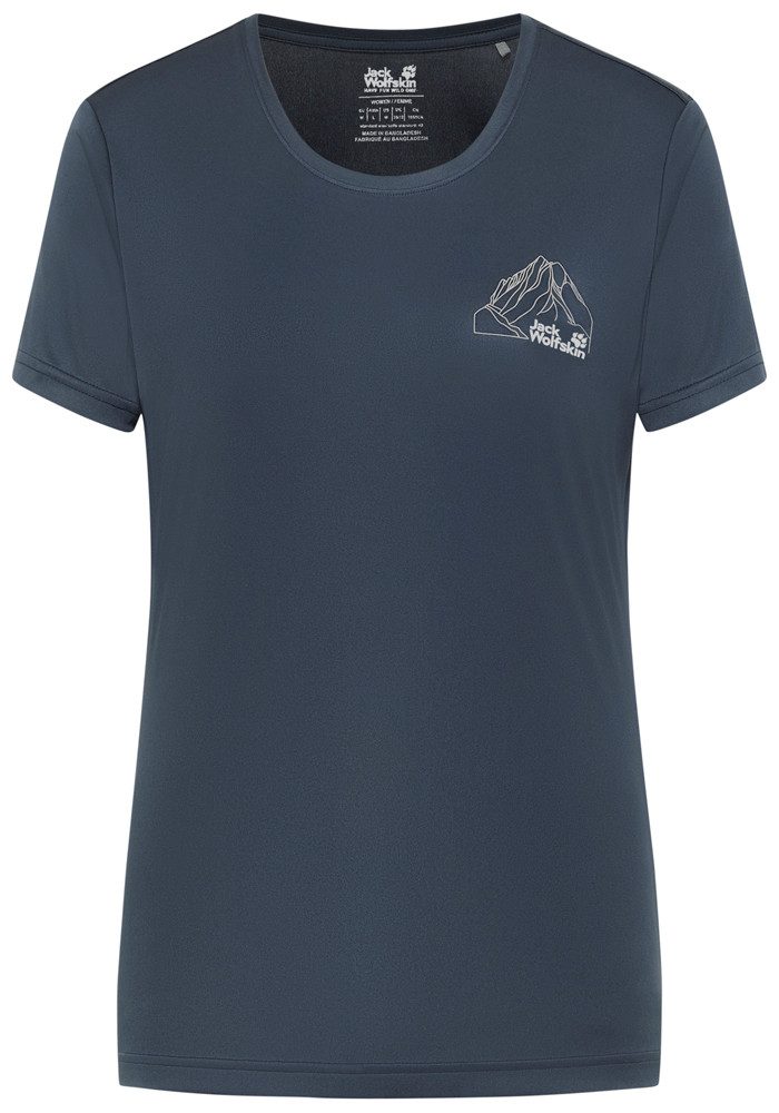 Jack Wolfskin T-Shirt PEAK GRAPHIC T W – Bild 5 von 5