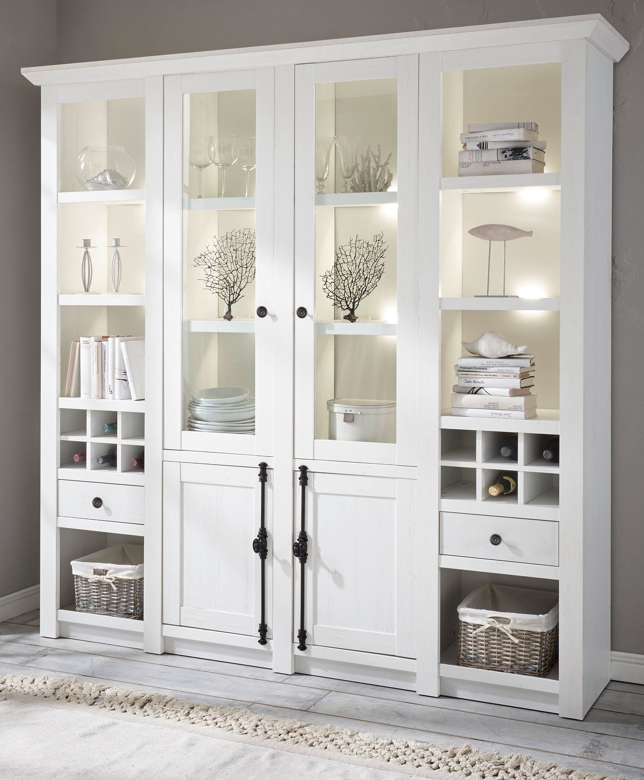 Furn.Design Buffet Hooge (Buffetschrank in weiß günstig online kaufen