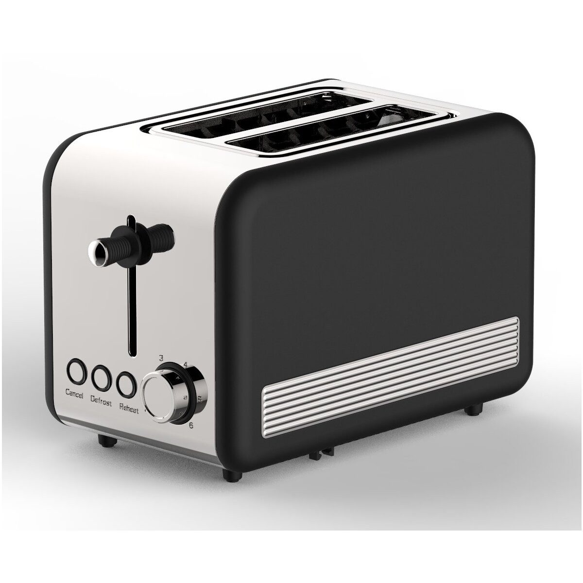 COFI 1453 Toaster Retro 2-ScheibenToaster Toastautomat, 850 W