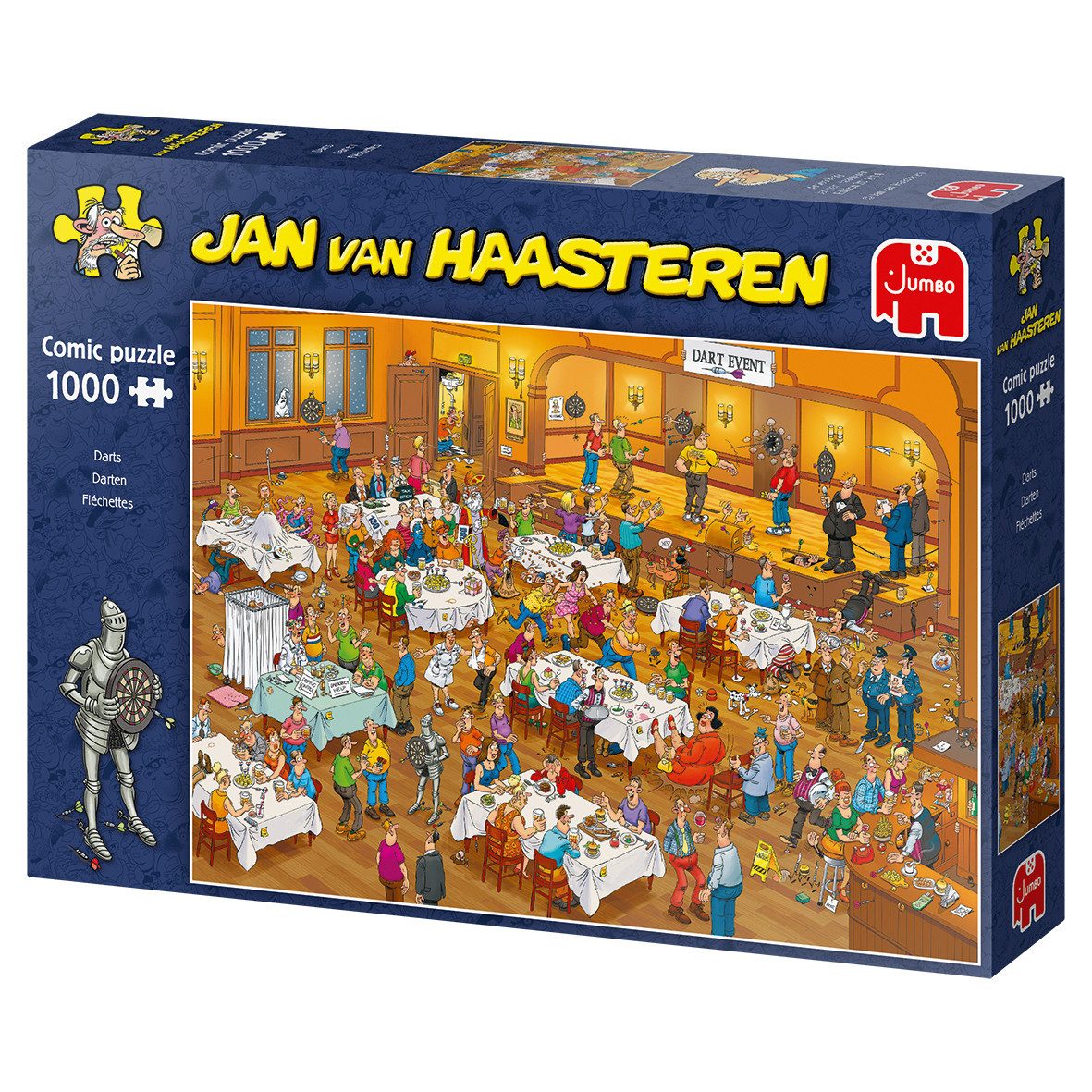 Jan van Haasteren Puzzle Jan van Haasteren Darts 1000 Teile Puzzle, 1000 Puzzleteile