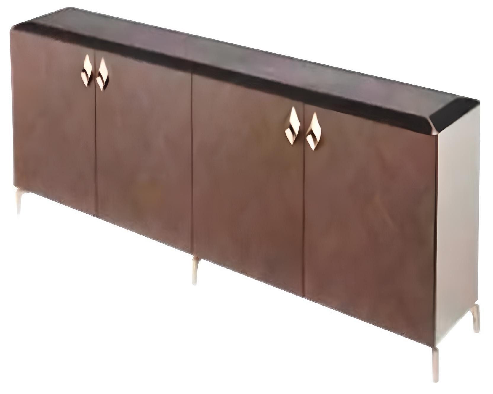 Xlmoebel Sideboard Moderne Anrichte aus Holz und Metall für stilvolle Räume (1 St., Sideboard), Hergestellt in Europa