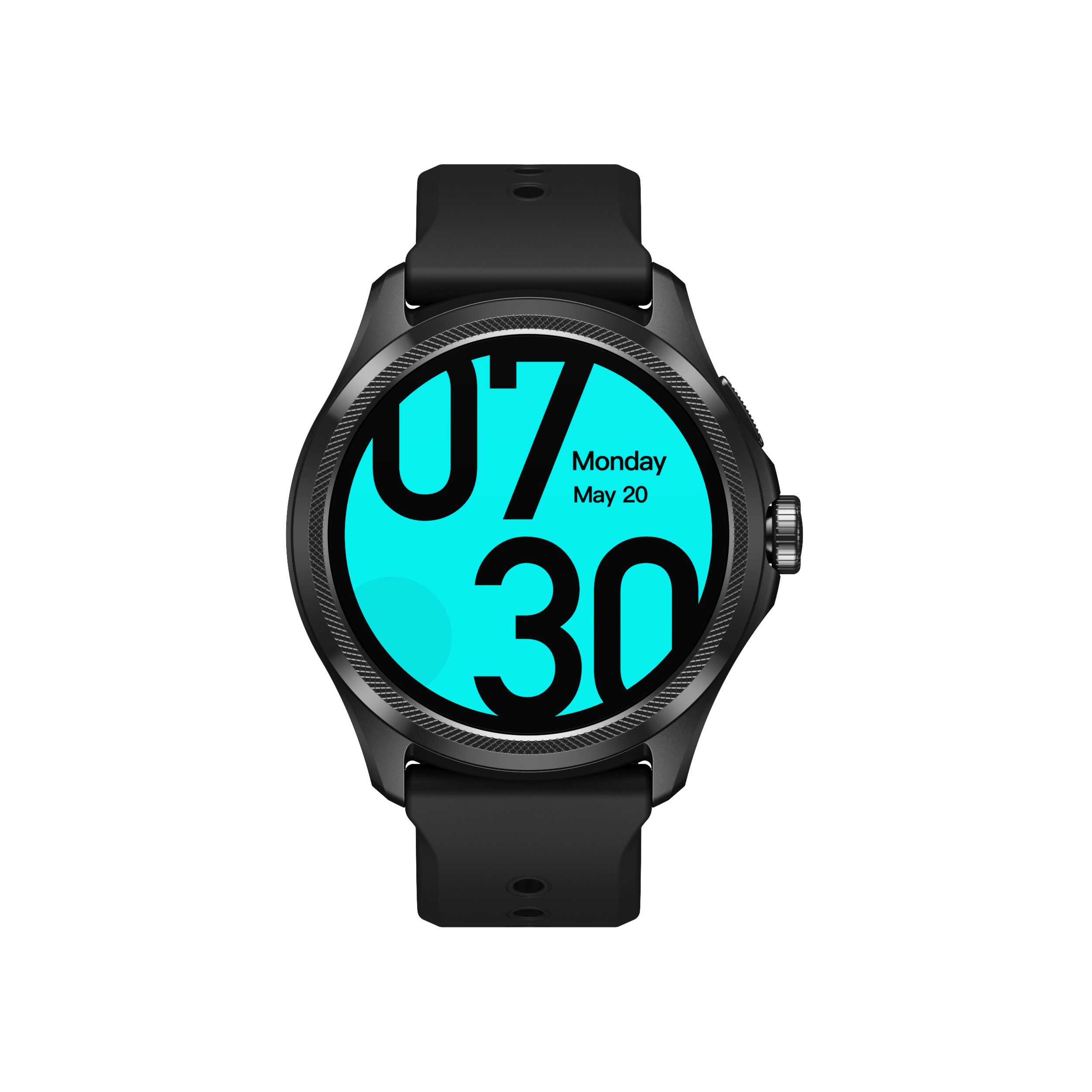 mobvoi Mobvoi TicWatch Pro 5 GPS Obsidian Schwarz Smartwatch (Wear OS 3.0)