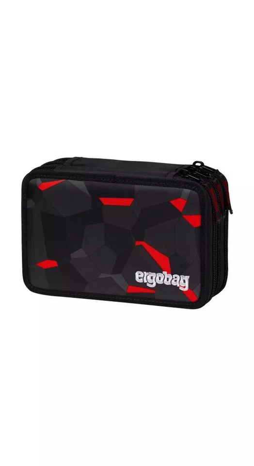 Ergobag Federmäppchen Maxi Mäppchen, (41-tlg), mit Stiften befüllt